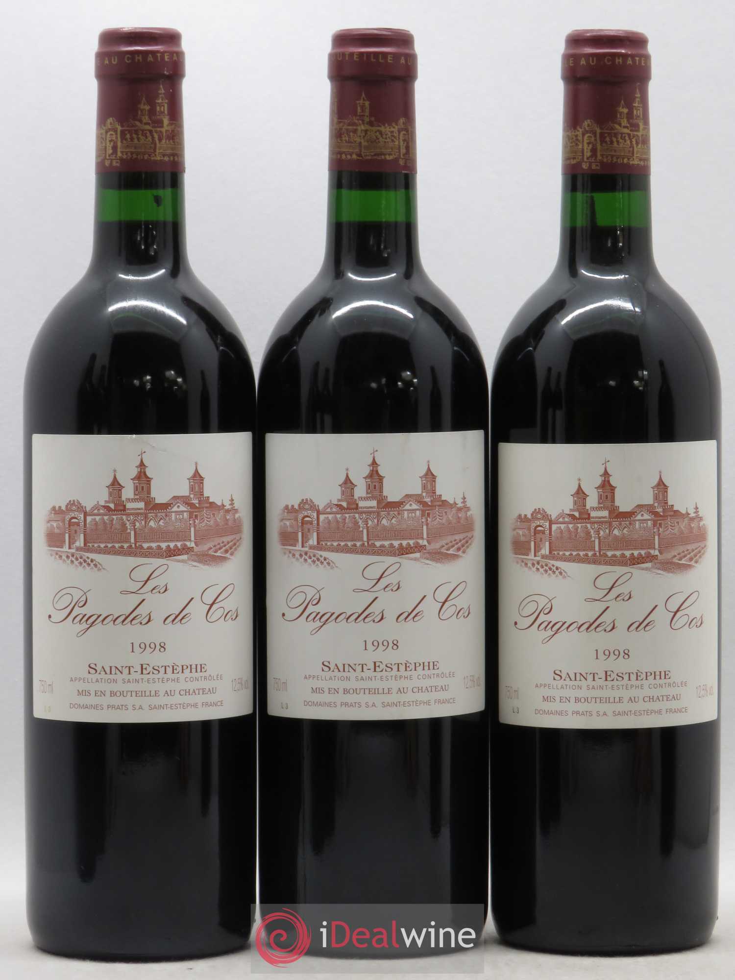 Les Pagodes de Cos Second Vin 1998 - Lot de 6 bouteilles - 2