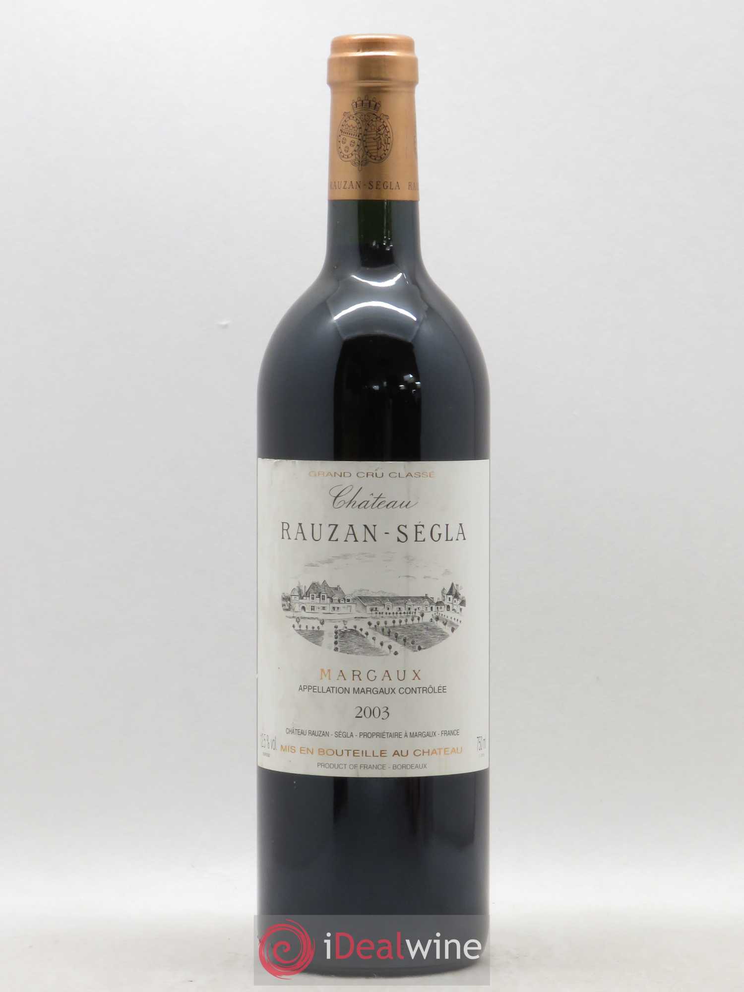 Château Rauzan Ségla Grand Cru Classé 2003 - Posten von 1 Flasche - 0