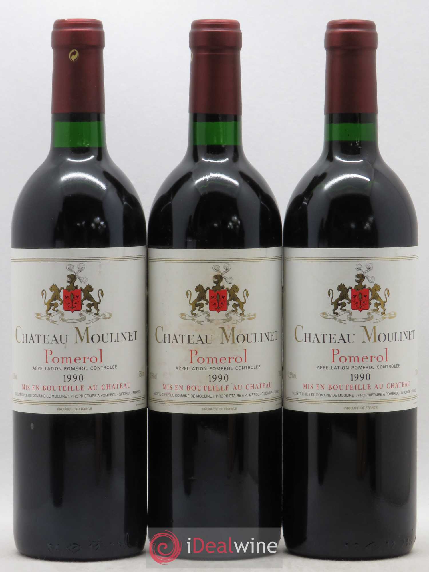 Château Moulinet 1990 - Lot de 6 bouteilles - 2