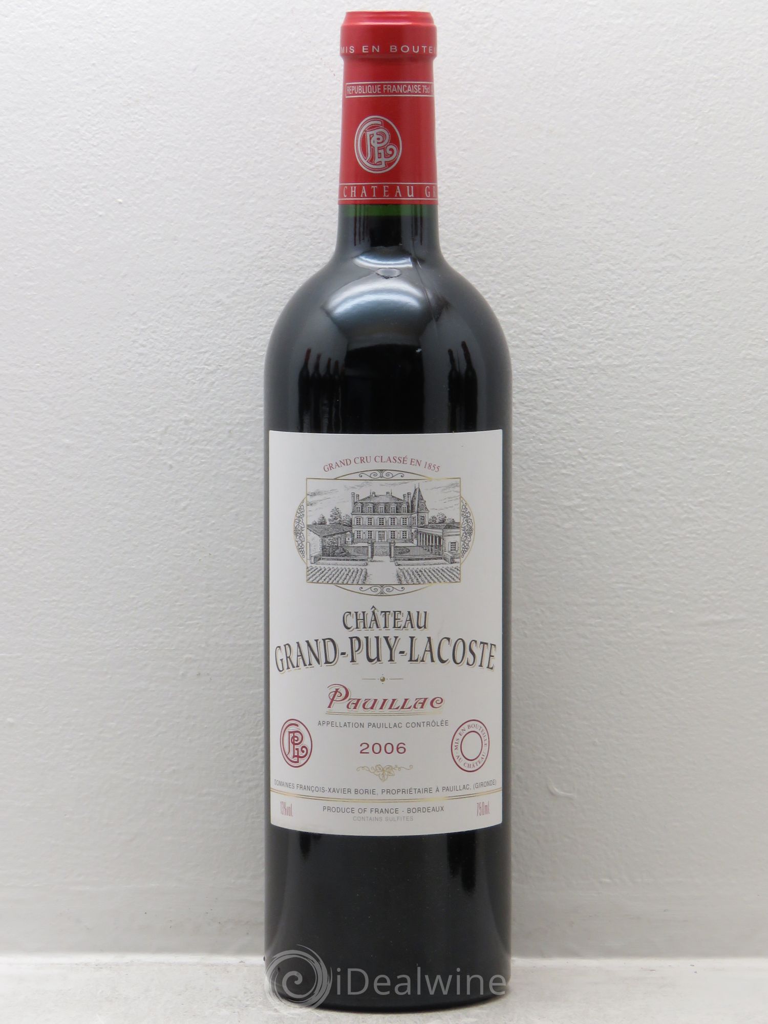 Château Grand Puy Lacoste 5ème Grand Cru Classé 2006 - Lot de 12 bouteilles - 0