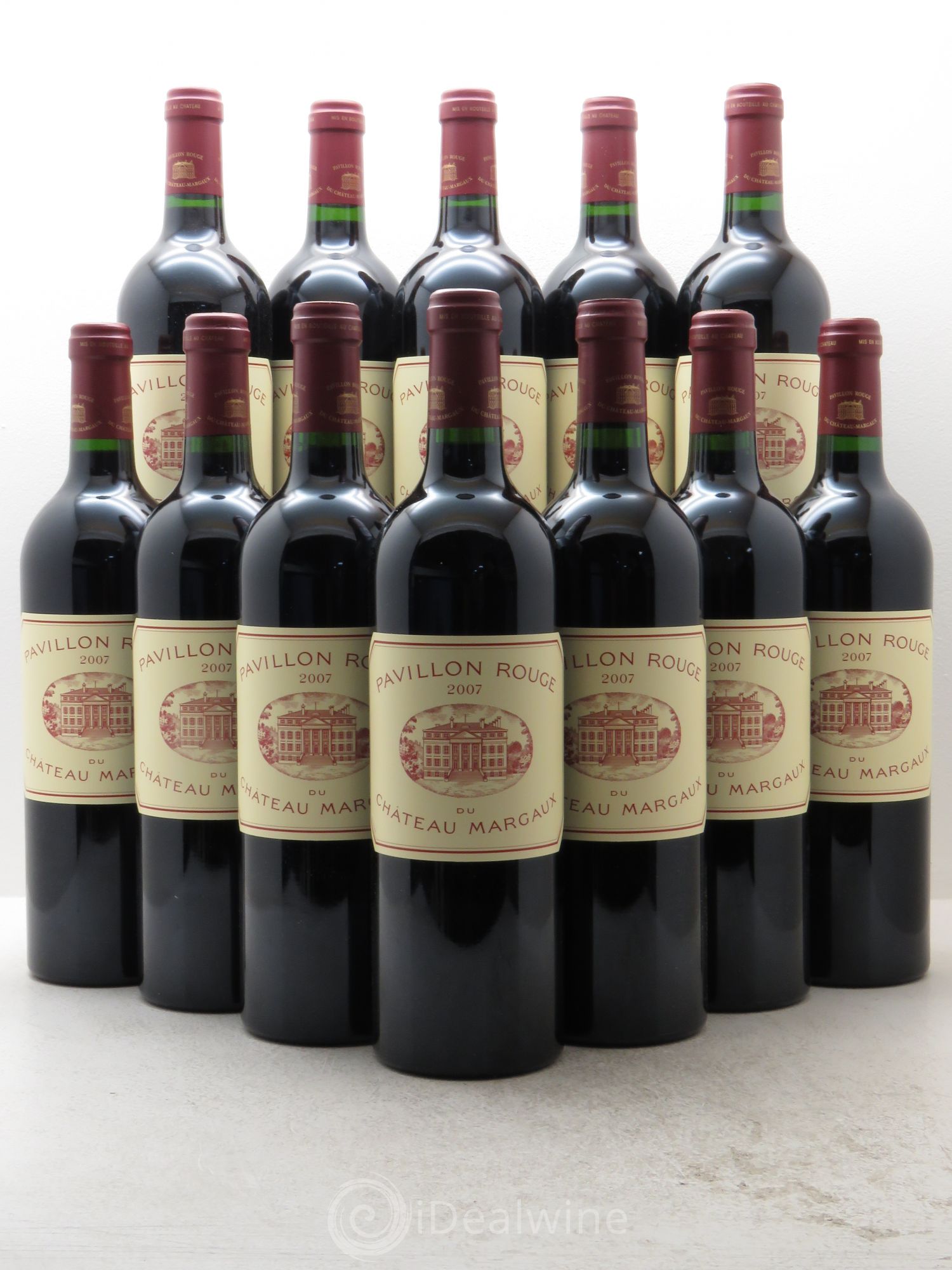 Pavillon Rouge du Château Margaux Second Vin 2007 - Lot de 12 bouteilles - 0