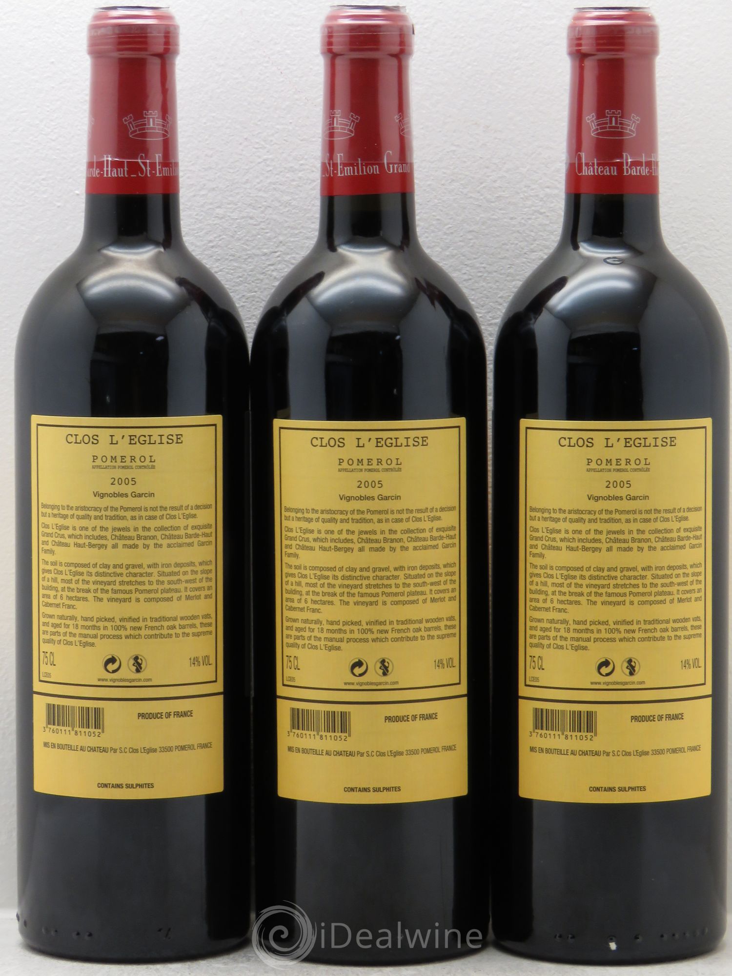 Clos l'Eglise 2005 - Lot de 12 bouteilles - 4