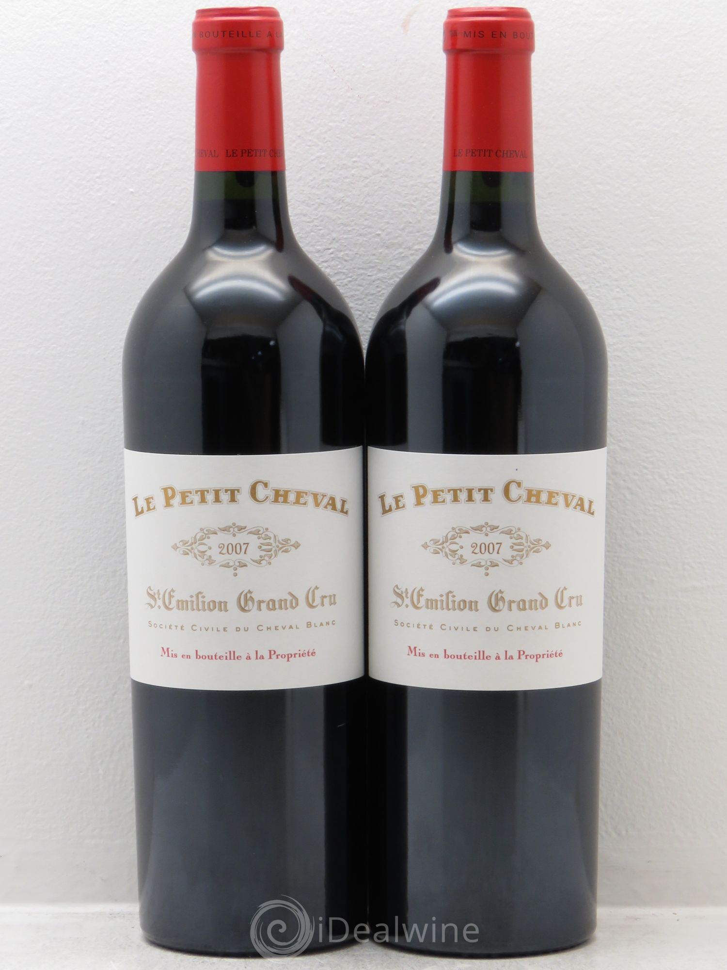 Le Petit Cheval Second Vin 2007 - Lot de 2 bouteilles - 0