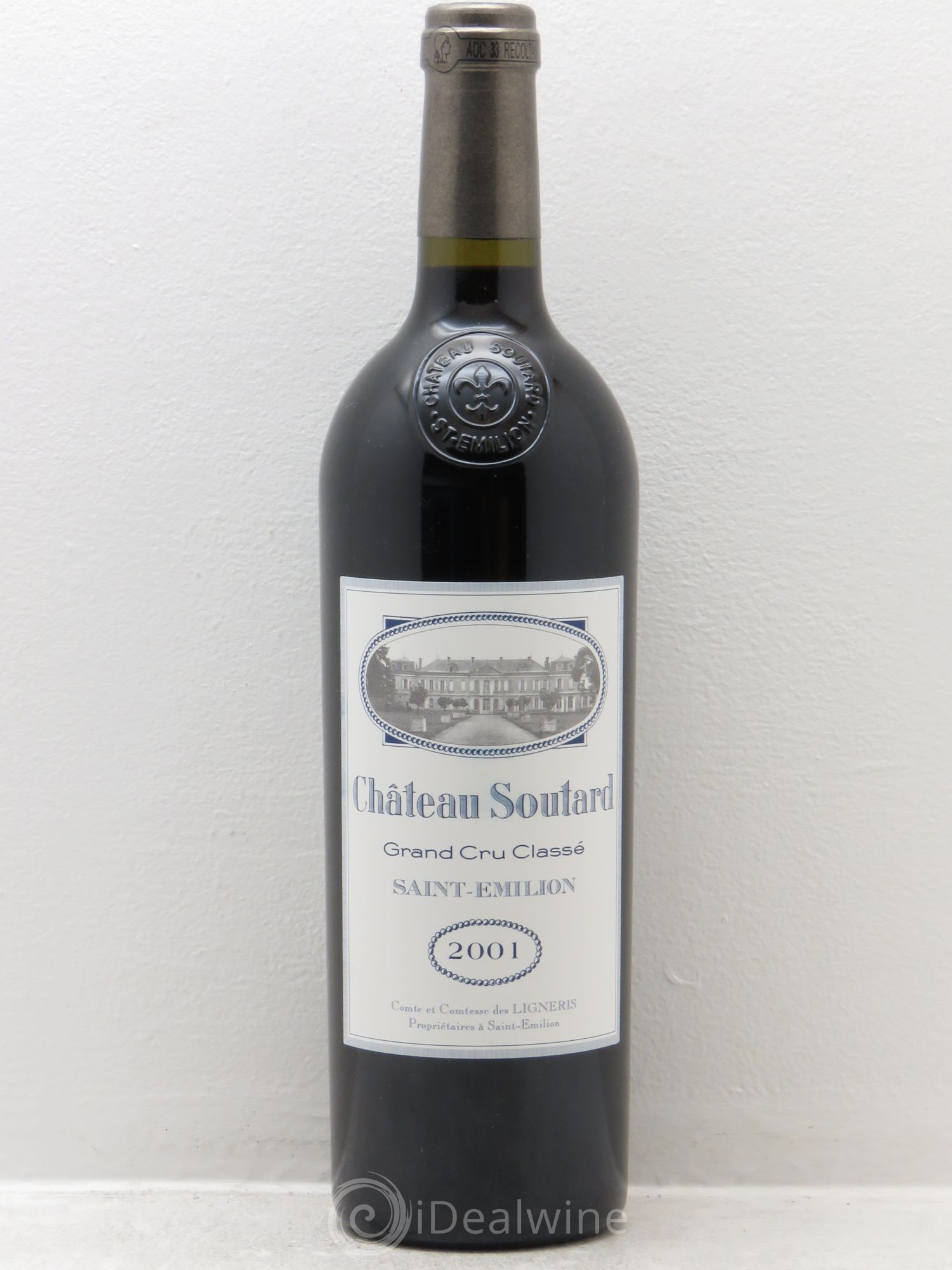 Château Soutard Grand Cru Classé 2001 - Lot de 12 bouteilles - 0
