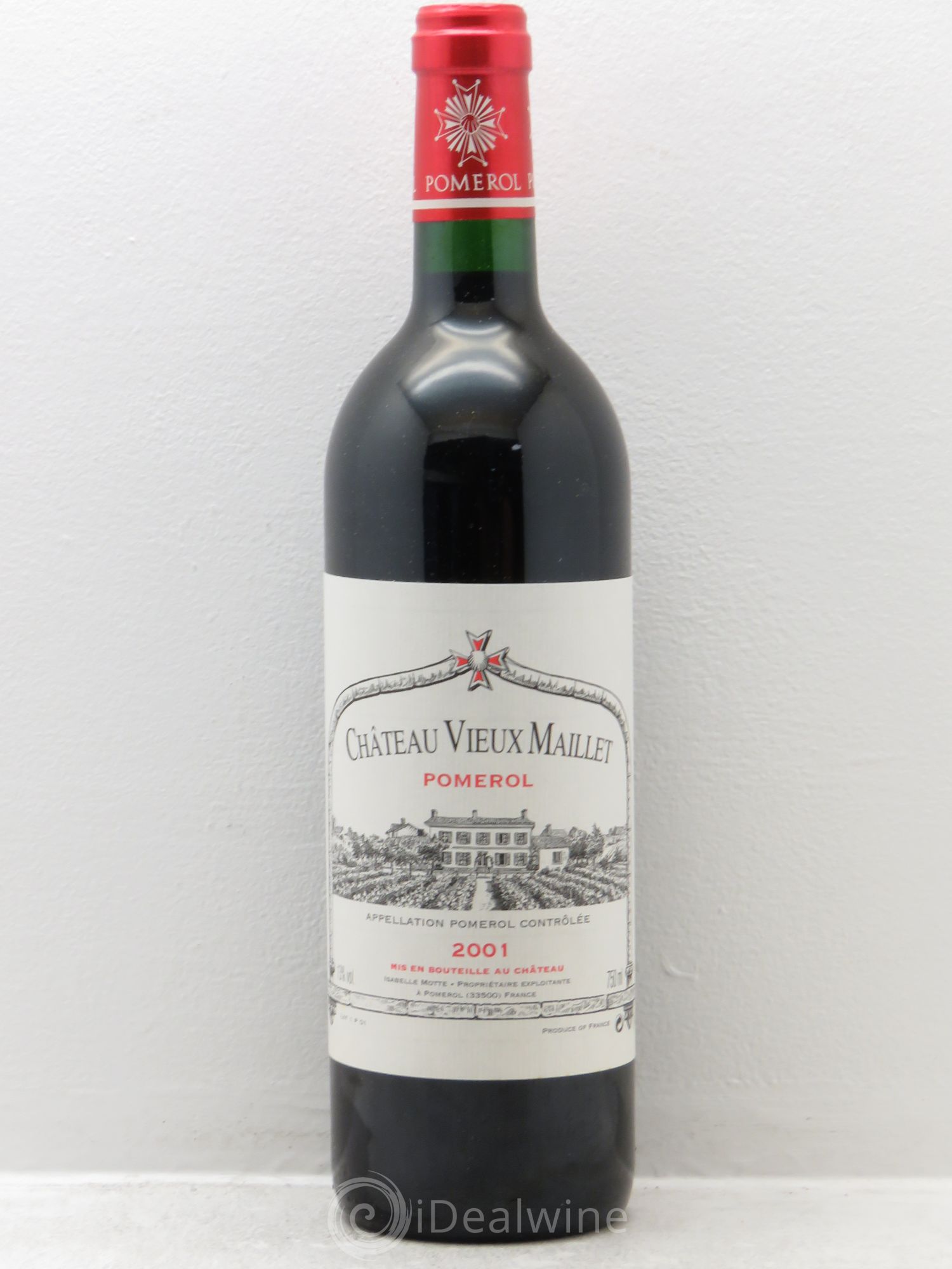 Château Vieux Maillet 2001 - Lot de 12 bouteilles - 0