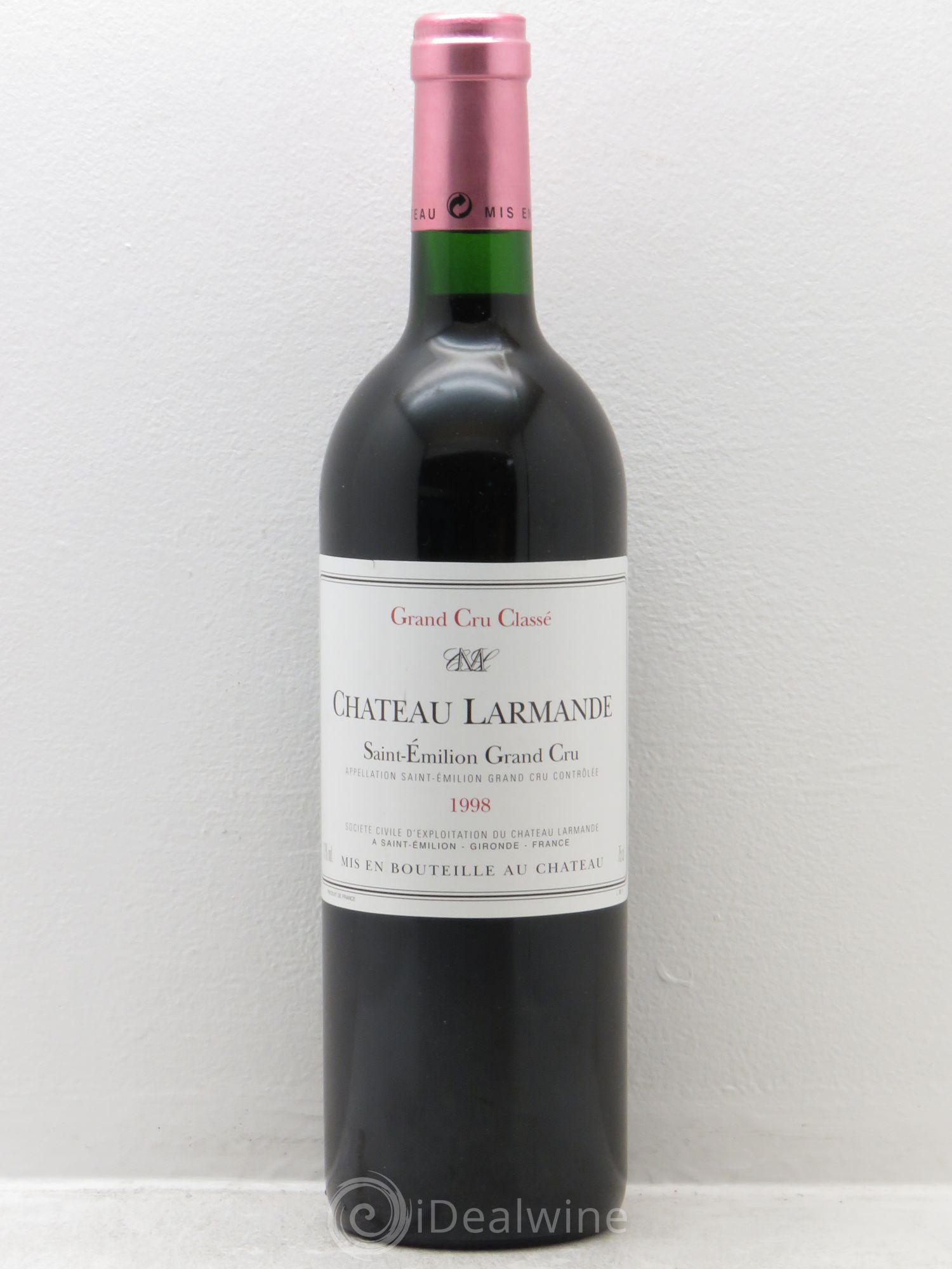 Château Larmande Grand Cru Classé 1998 - Lot de 12 bouteilles - 0