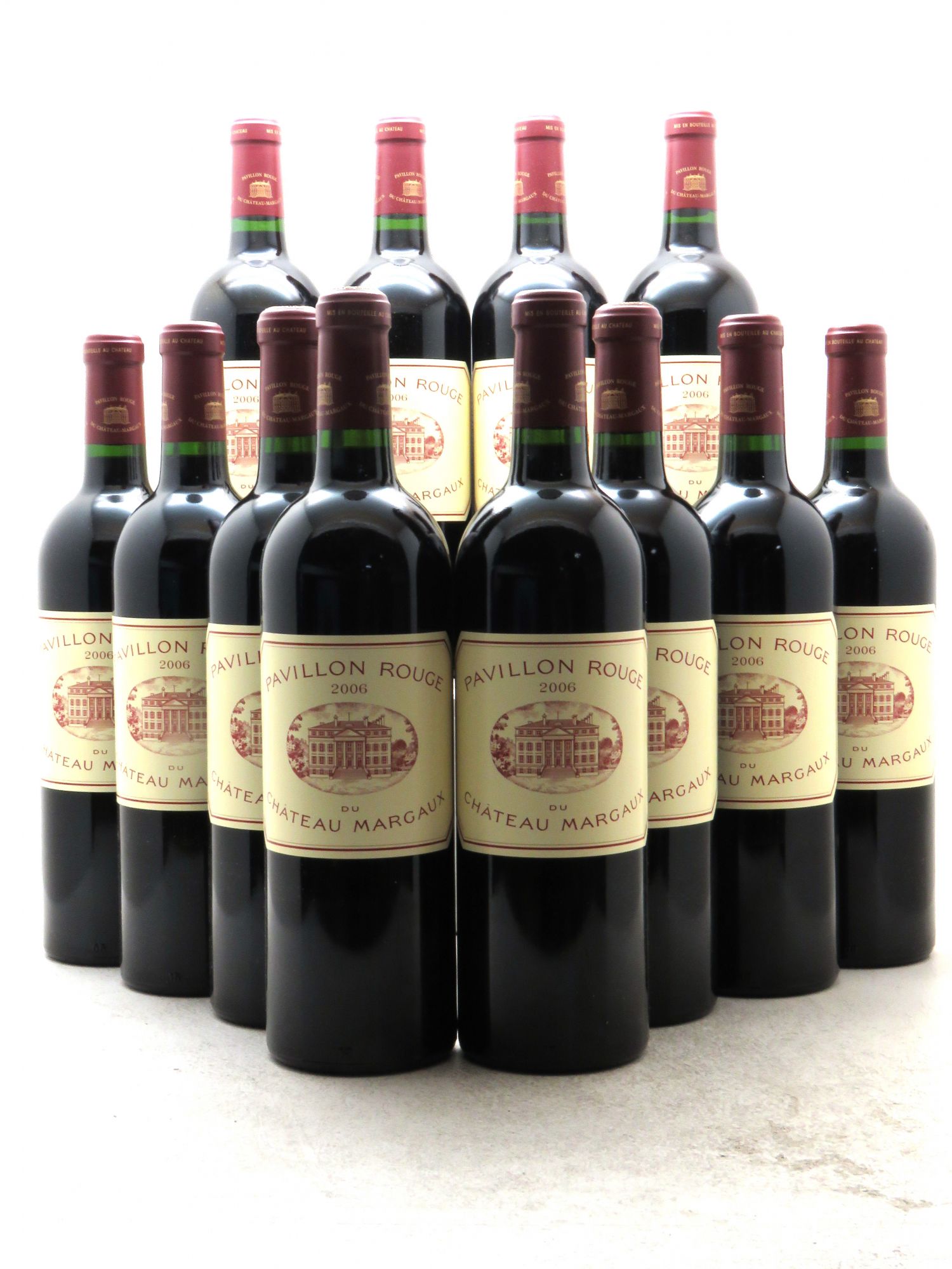 Pavillon Rouge du Château Margaux Second Vin 2006 - Lot de 12 bouteilles - 0