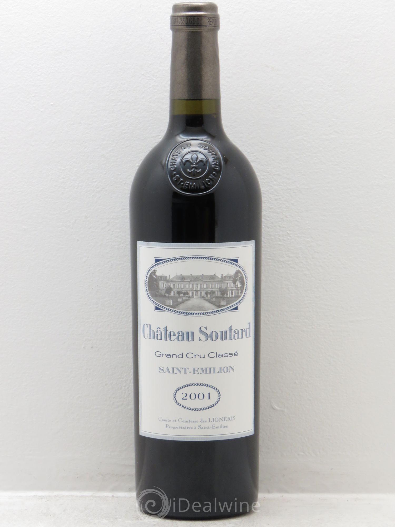 Château Soutard Grand Cru Classé 2001 - Lot de 12 bouteilles - 0