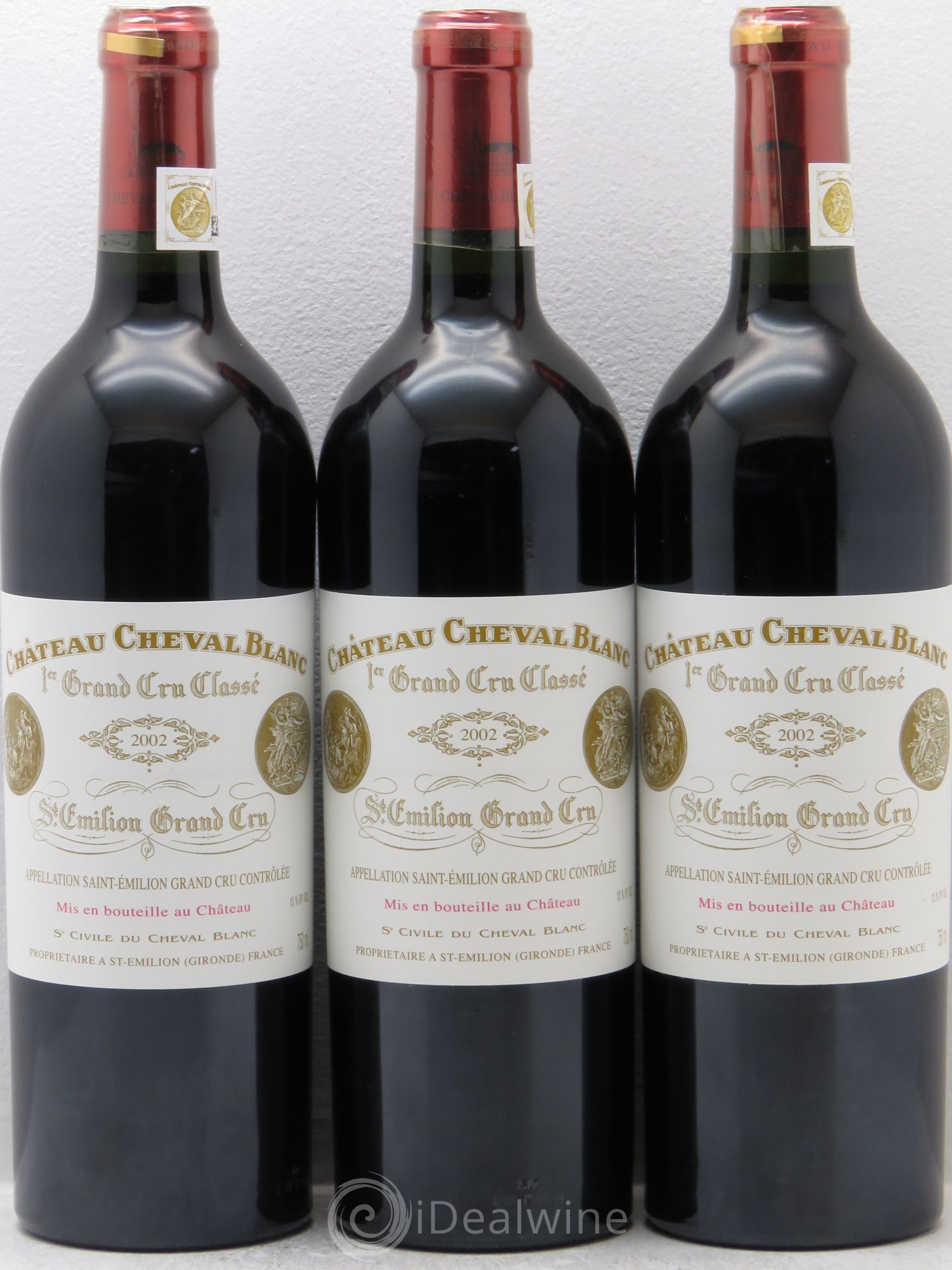 Château Cheval Blanc 1er Grand Cru Classé A 2002 - Lot de 12 bouteilles - 2