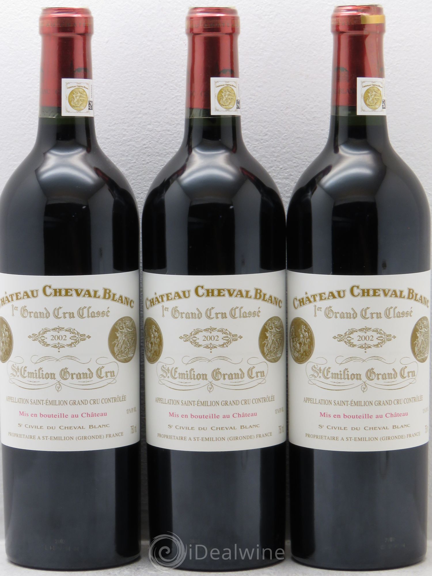Château Cheval Blanc 1er Grand Cru Classé A 2002 - Lot de 12 bouteilles - 4