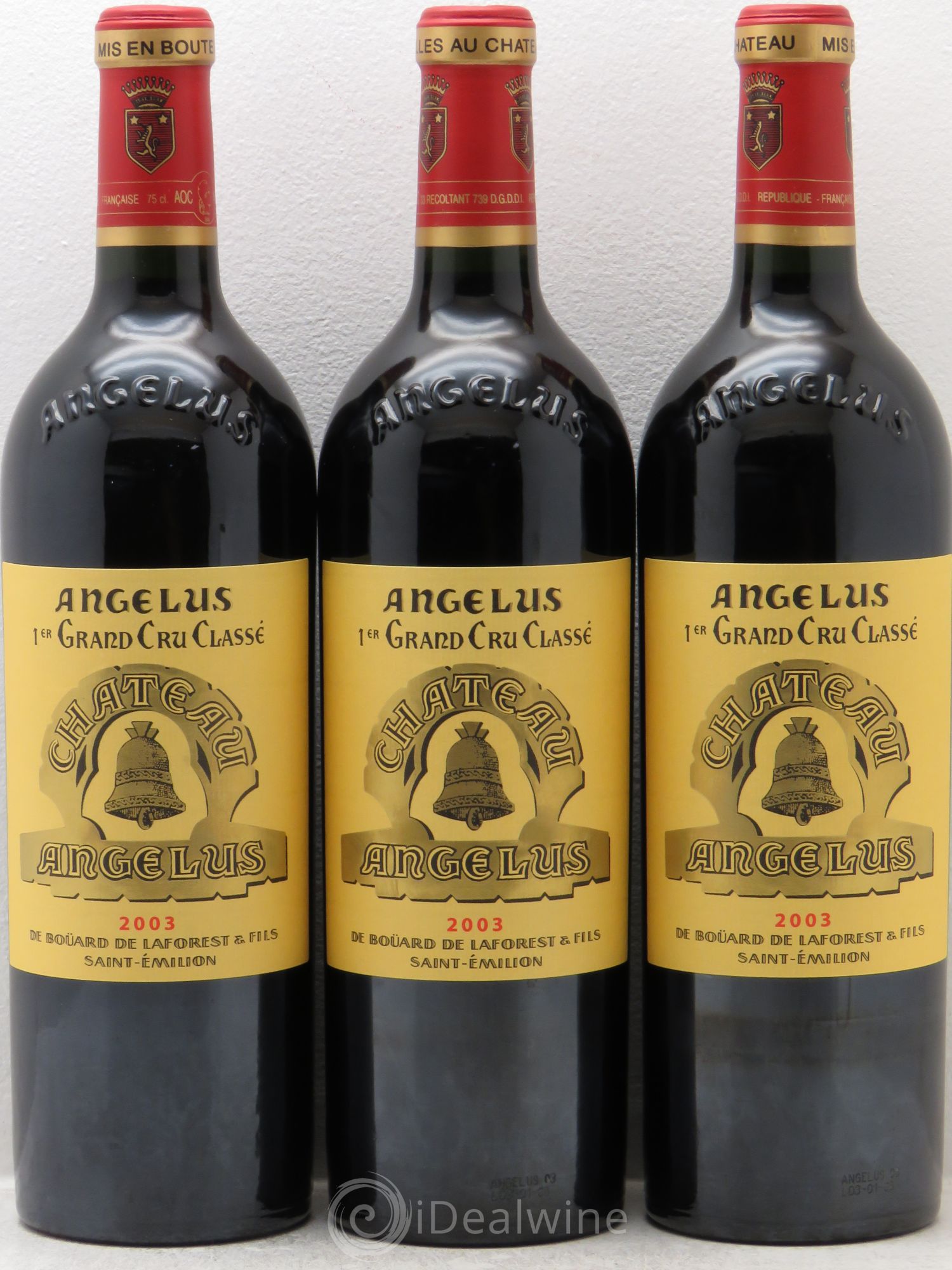 Château Angélus 1er Grand Cru Classé A 2003 - Lot de 12 bouteilles - 3