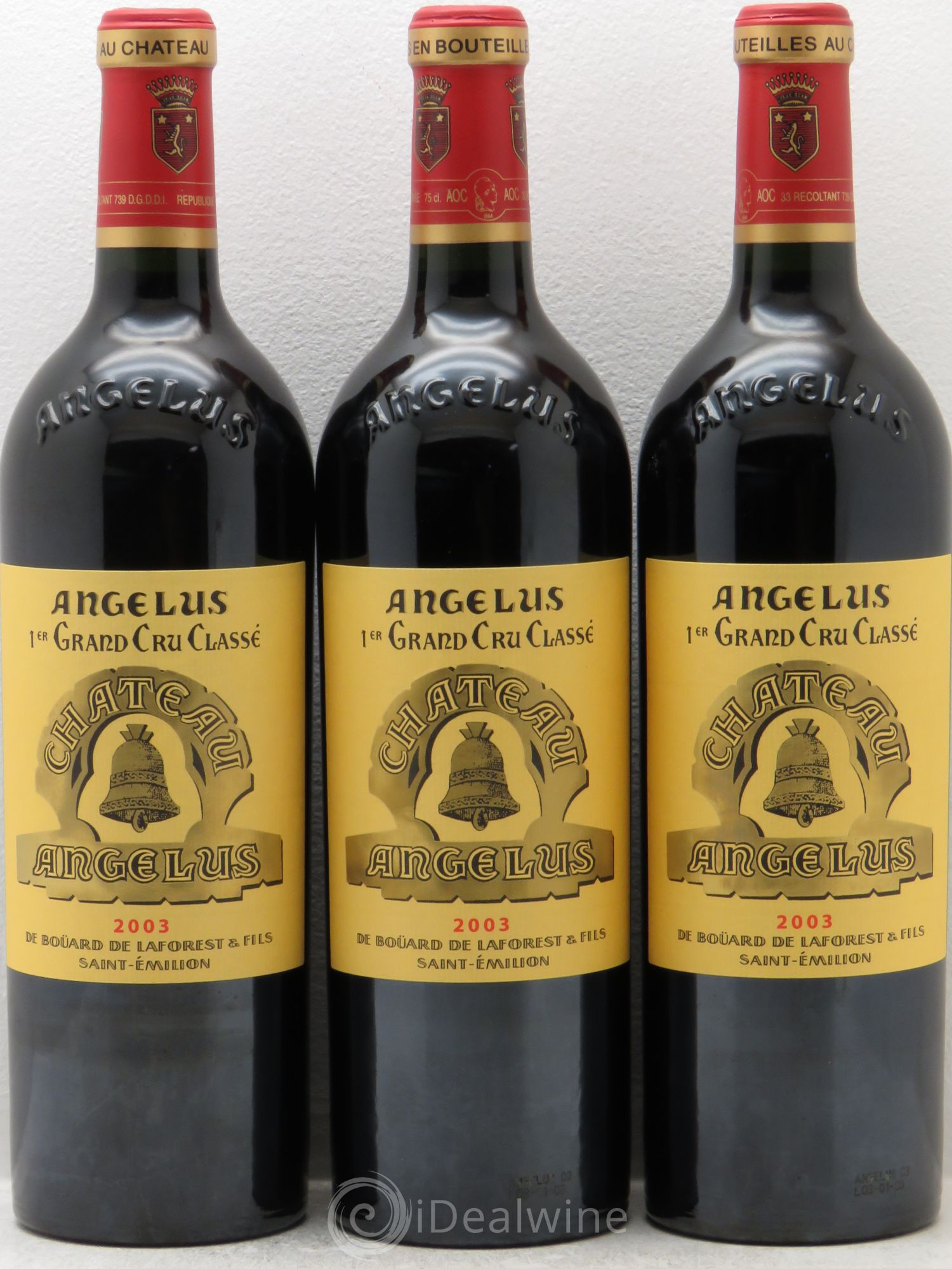 Château Angélus 1er Grand Cru Classé A 2003 - Lot de 12 bouteilles - 5