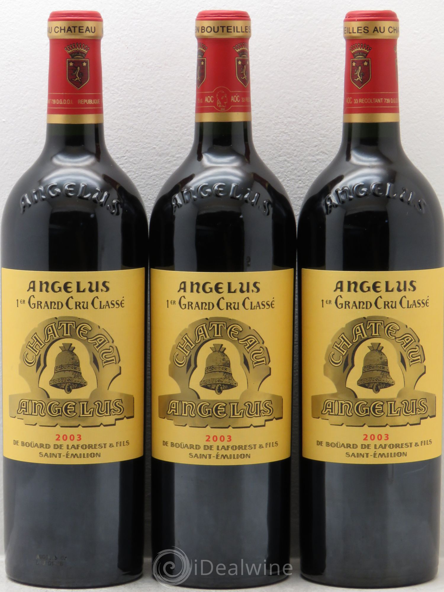 Château Angélus 1er Grand Cru Classé A 2003 - Lot de 12 bouteilles - 7