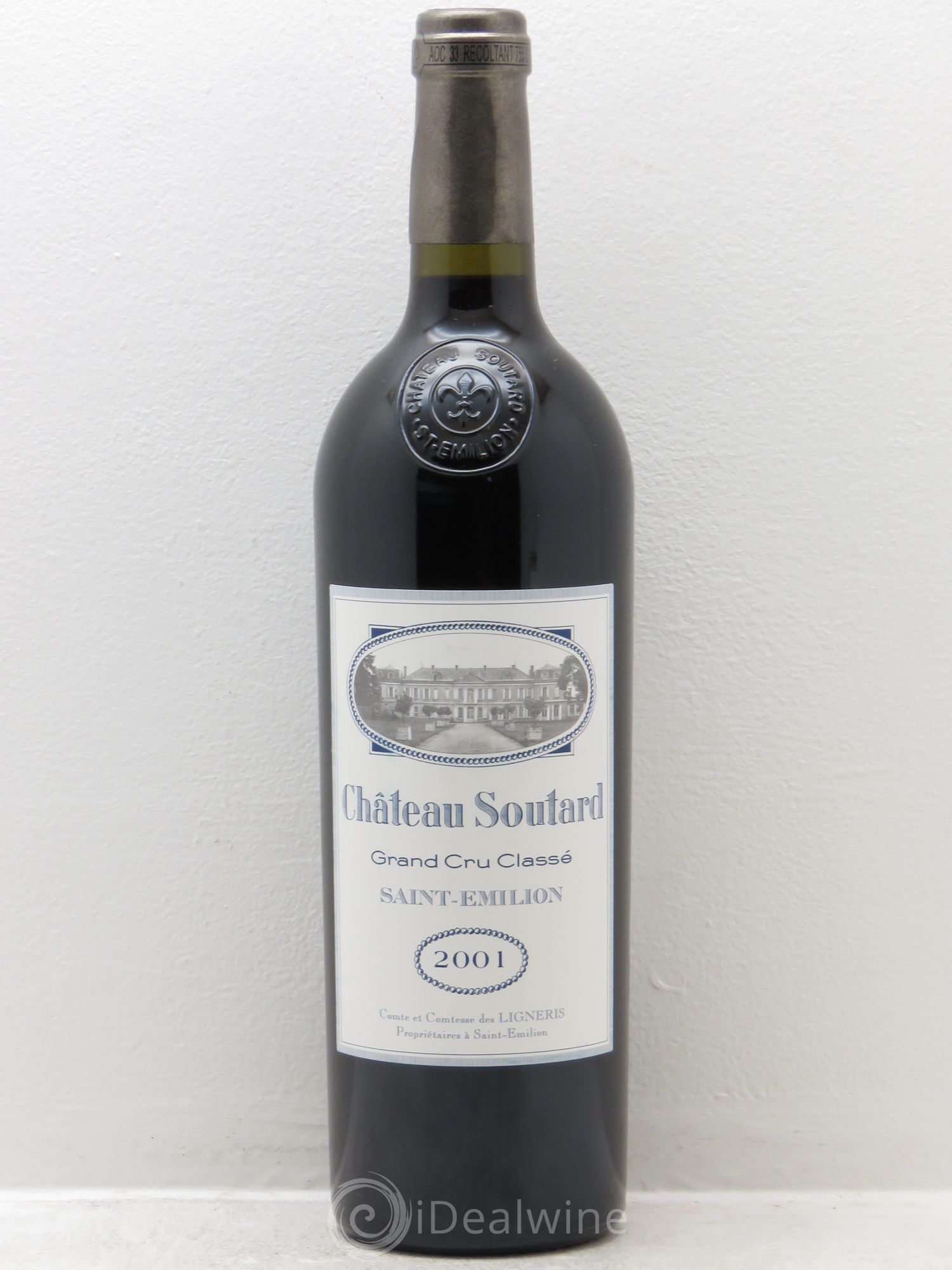 Château Soutard Grand Cru Classé 2001 - Lot de 12 bouteilles - 0