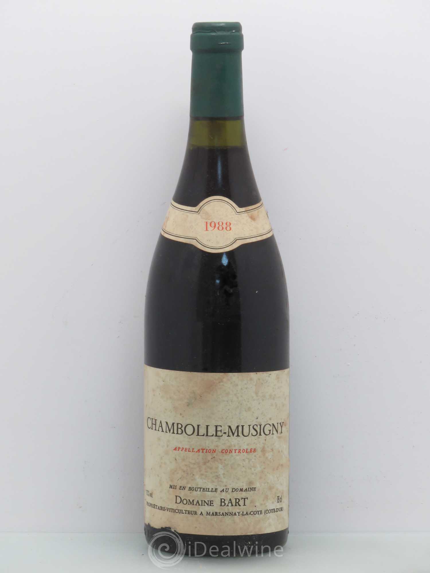 Chambolle-Musigny Bart 1988 - Lot de 1 bouteille - 0