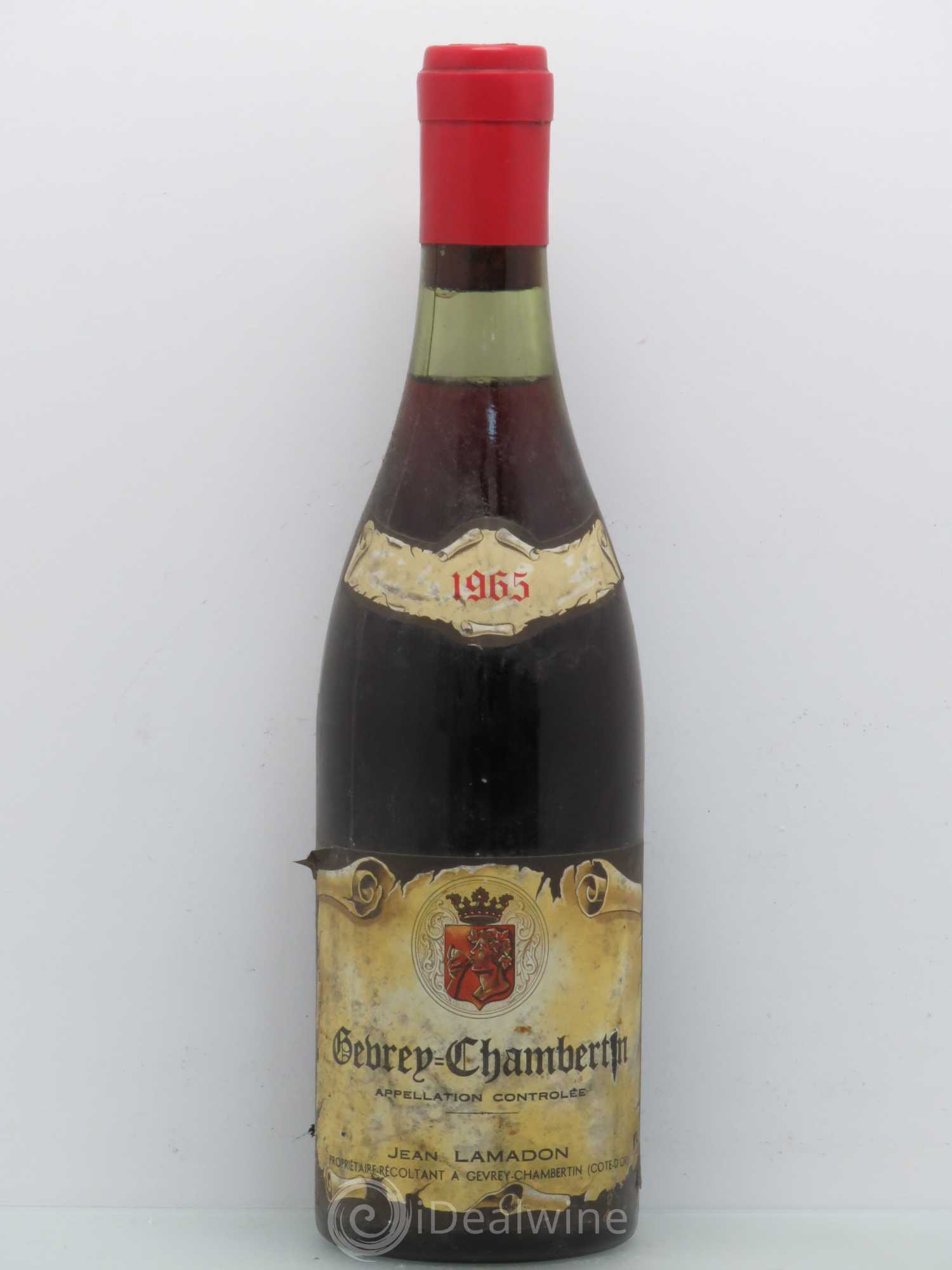 Gevrey-Chambertin J. Lamadon 1965 - Lot de 1 bouteille - 0