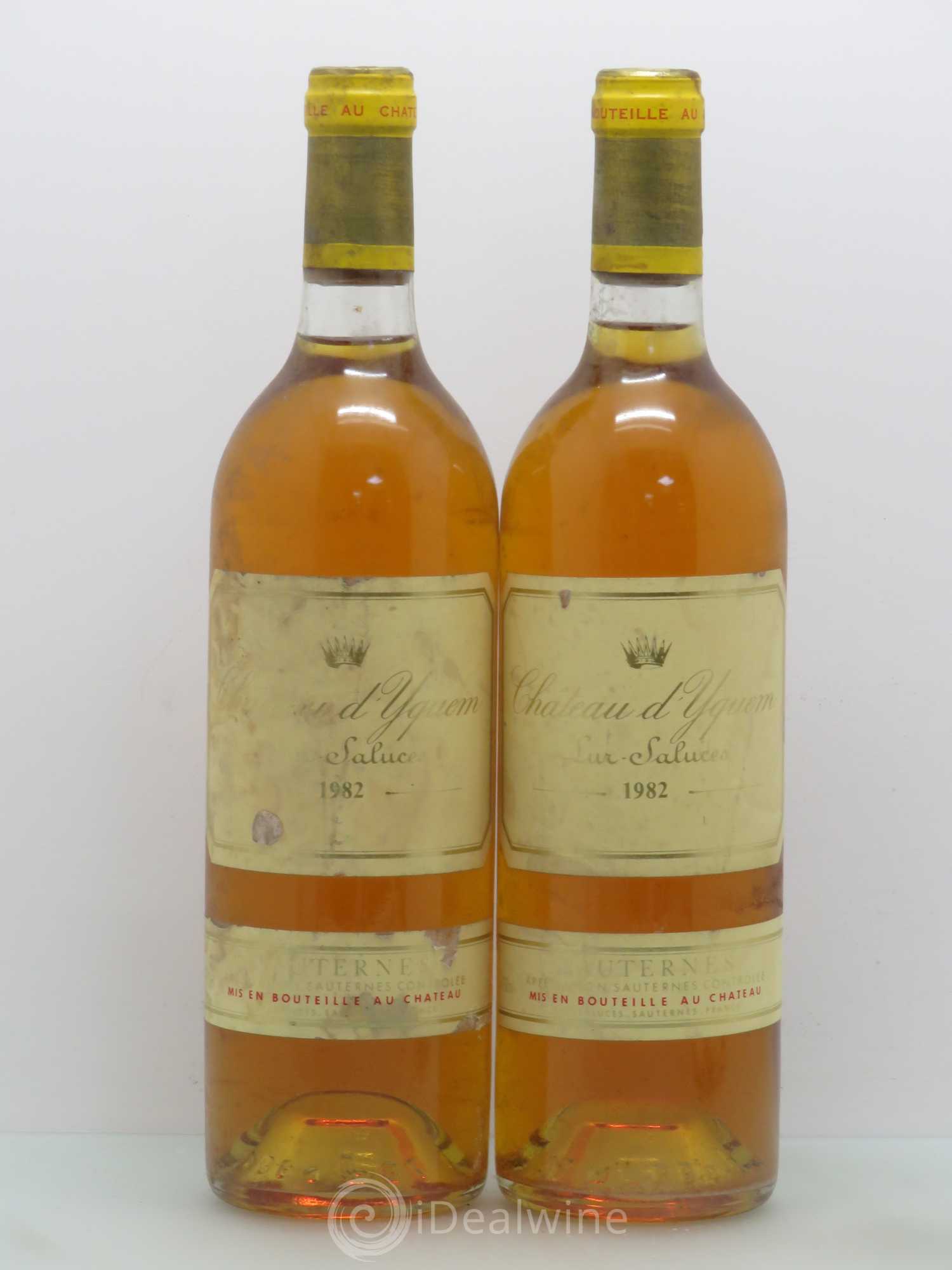 Château d' Yquem 1er Cru Classé Supérieur 1982 - Lotto di 2 bottiglie - 0