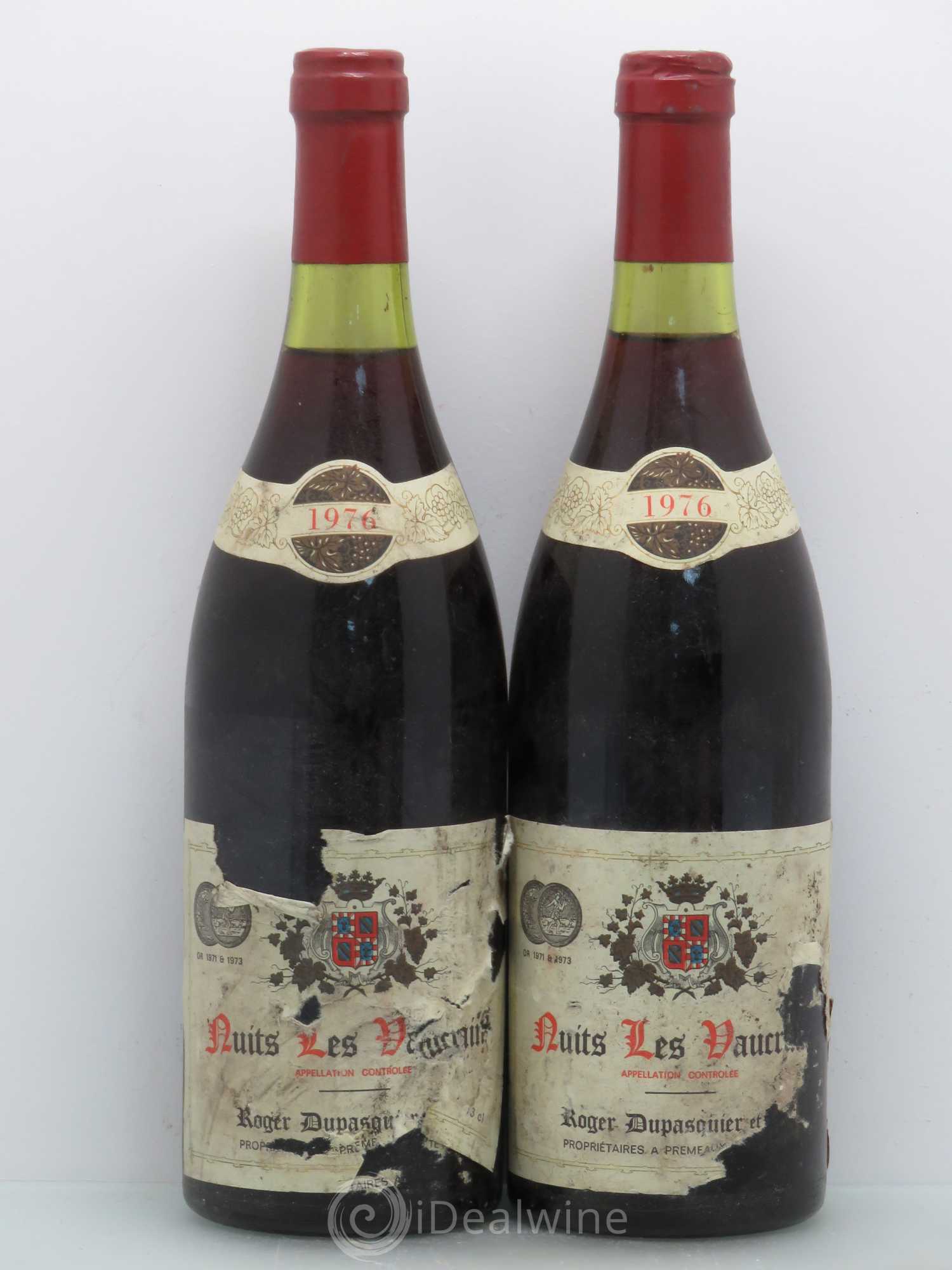 Nuits-Saint-Georges 1er Cru Vaucrains - Dupasquier 1976 - Posten von 2 Flaschen - 0
