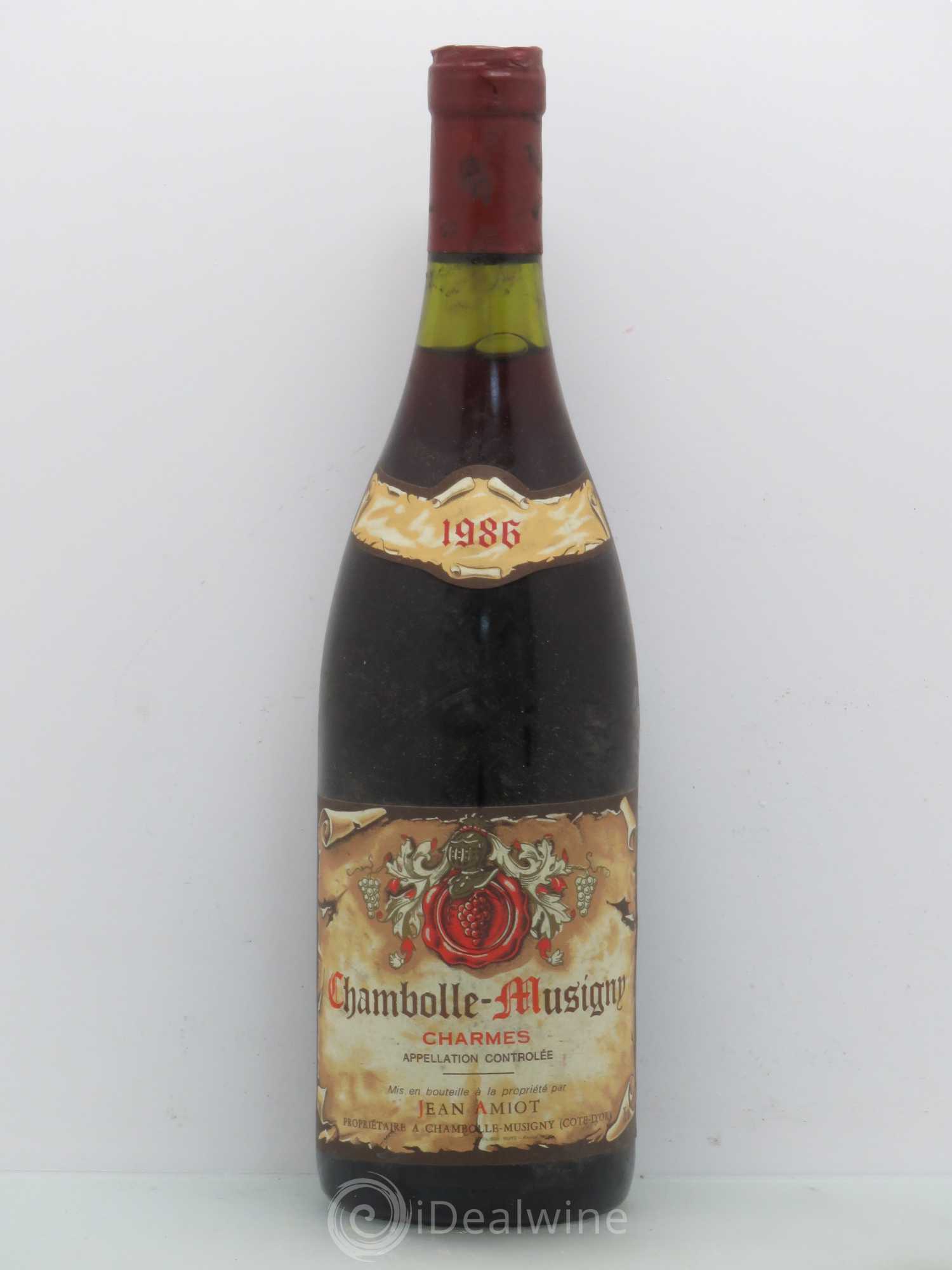 Chambolle-Musigny 1er Cru Charmes J.Amiot 1986 - Lot de 1 bouteille - 0