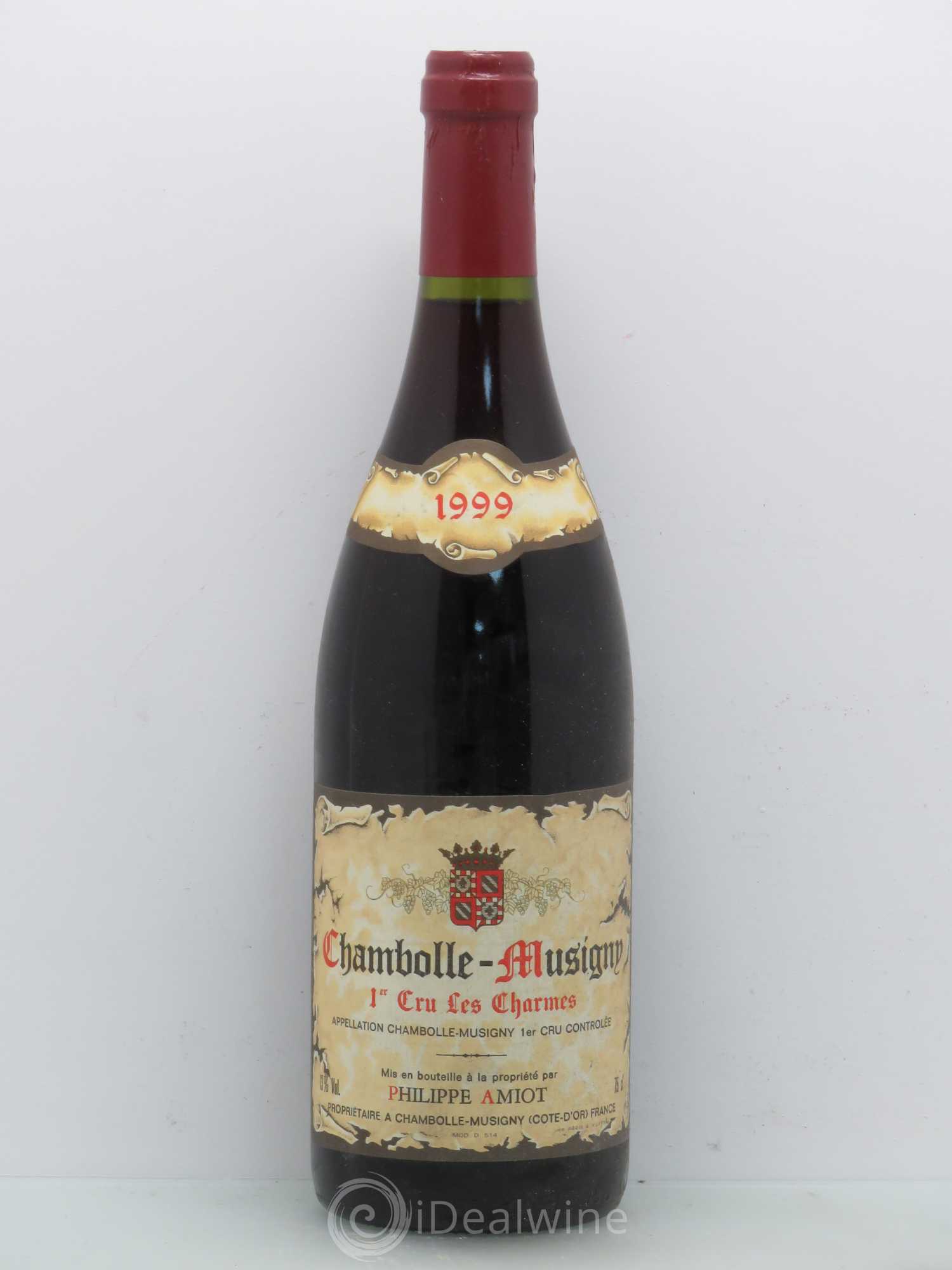 Chambolle-Musigny 1er Cru Les Charmes - P.Amiot 1999 - Posten von 1 Flasche - 0