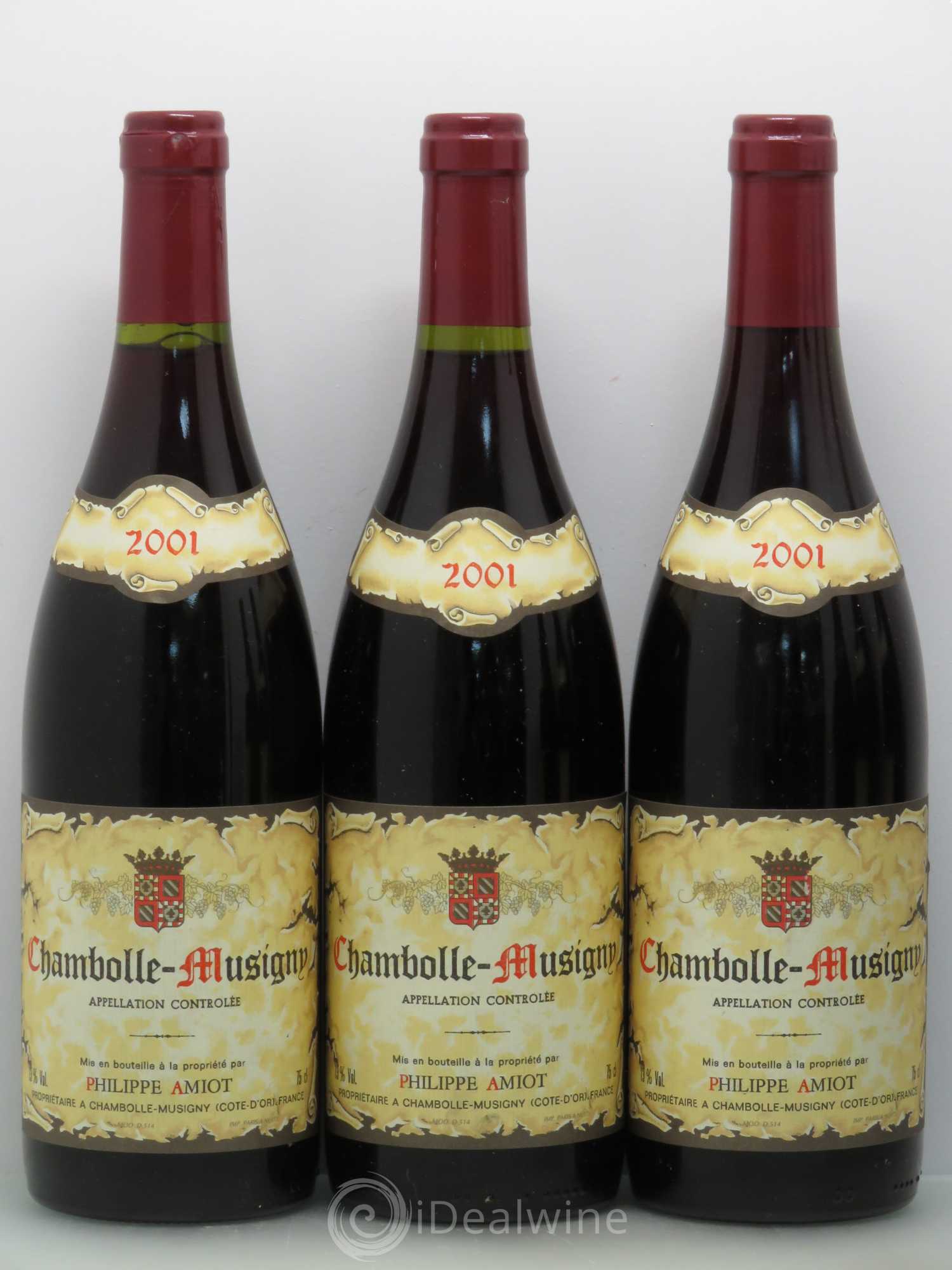Chambolle-Musigny P.Amiot (sans prix de réserve) 2001 - Posten von 6 Flaschen - 1