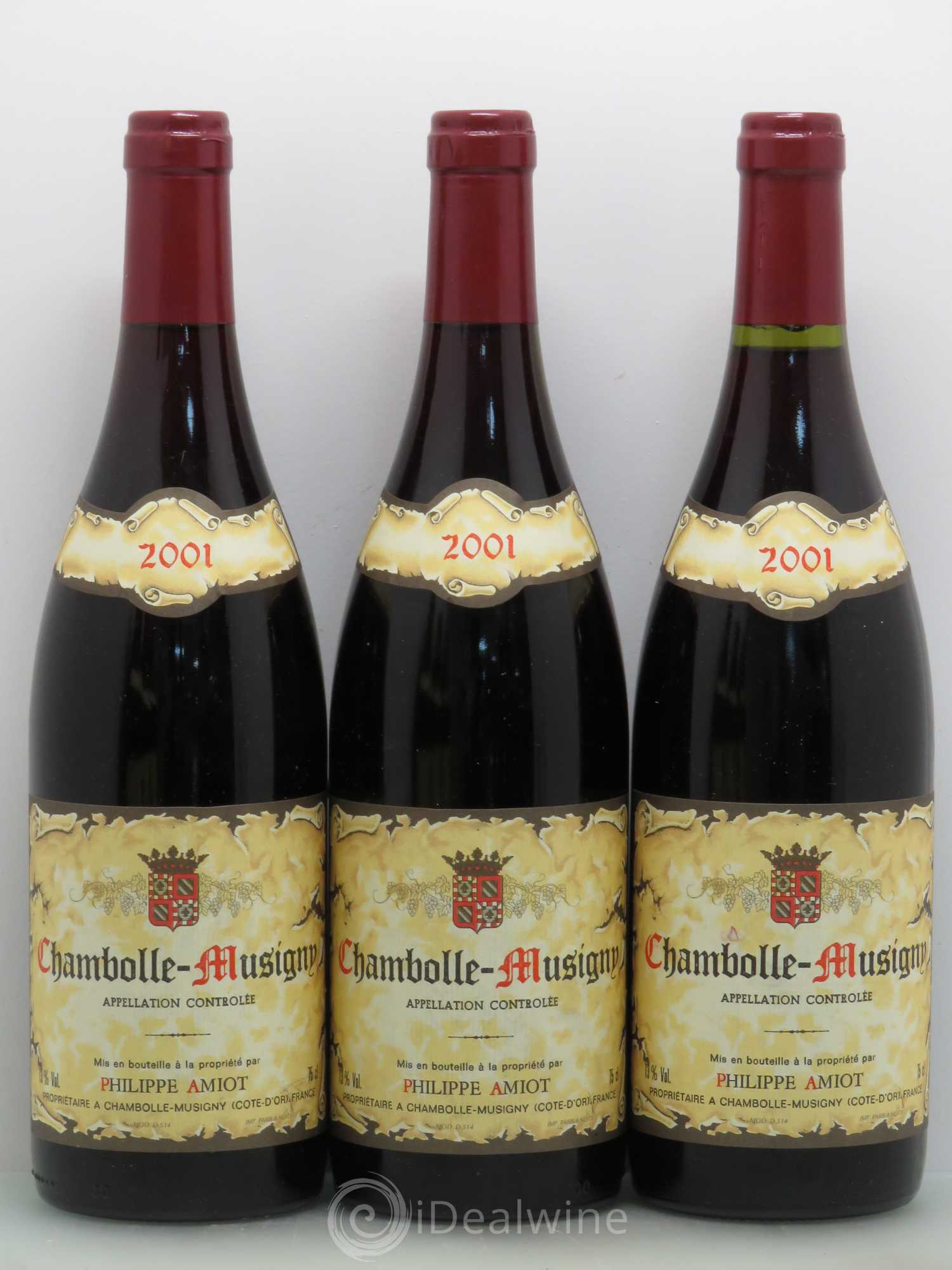Chambolle-Musigny P.Amiot (sans prix de réserve) 2001 - Posten von 6 Flaschen - 2