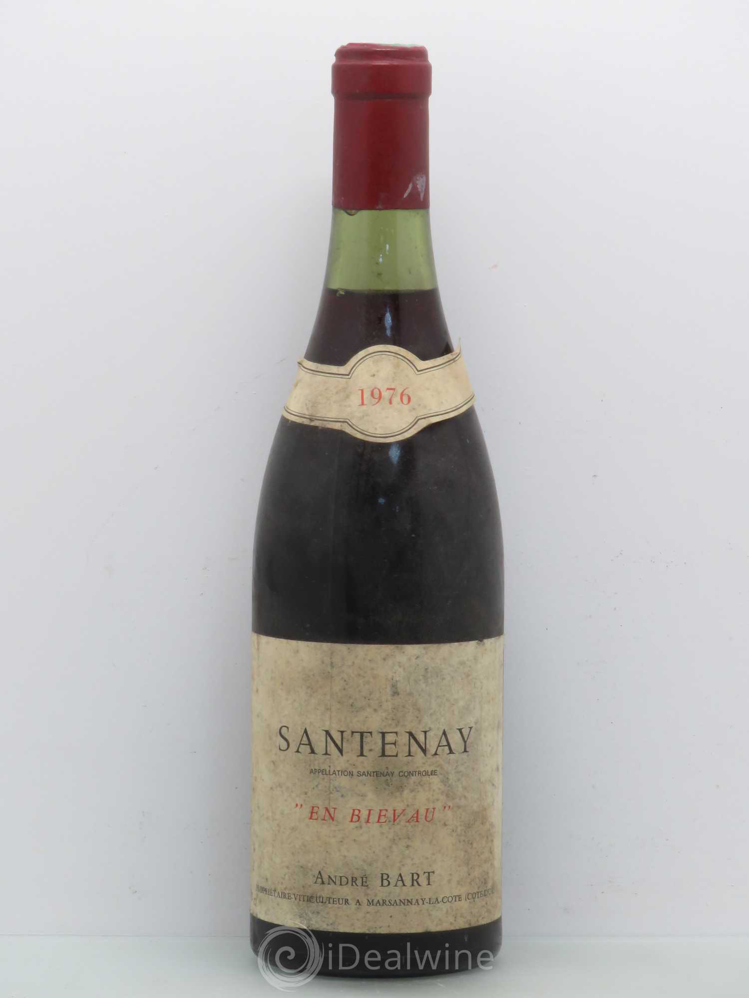 Santenay En Bievau - Bart 1976 - Posten von 1 Flasche - 0