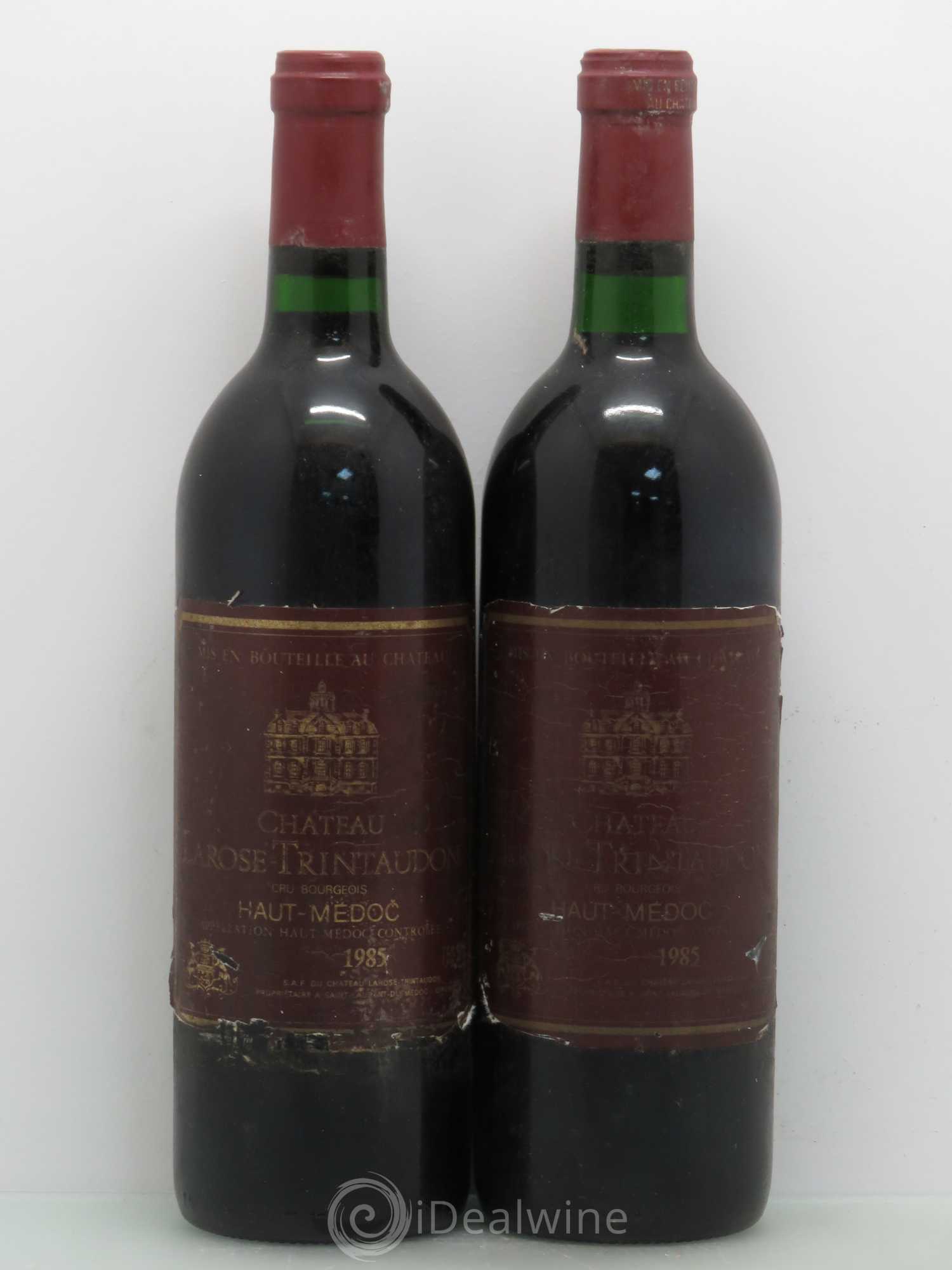 Château Larose Trintaudon Cru Bourgeois 1985 - Lot de 2 bouteilles - 0