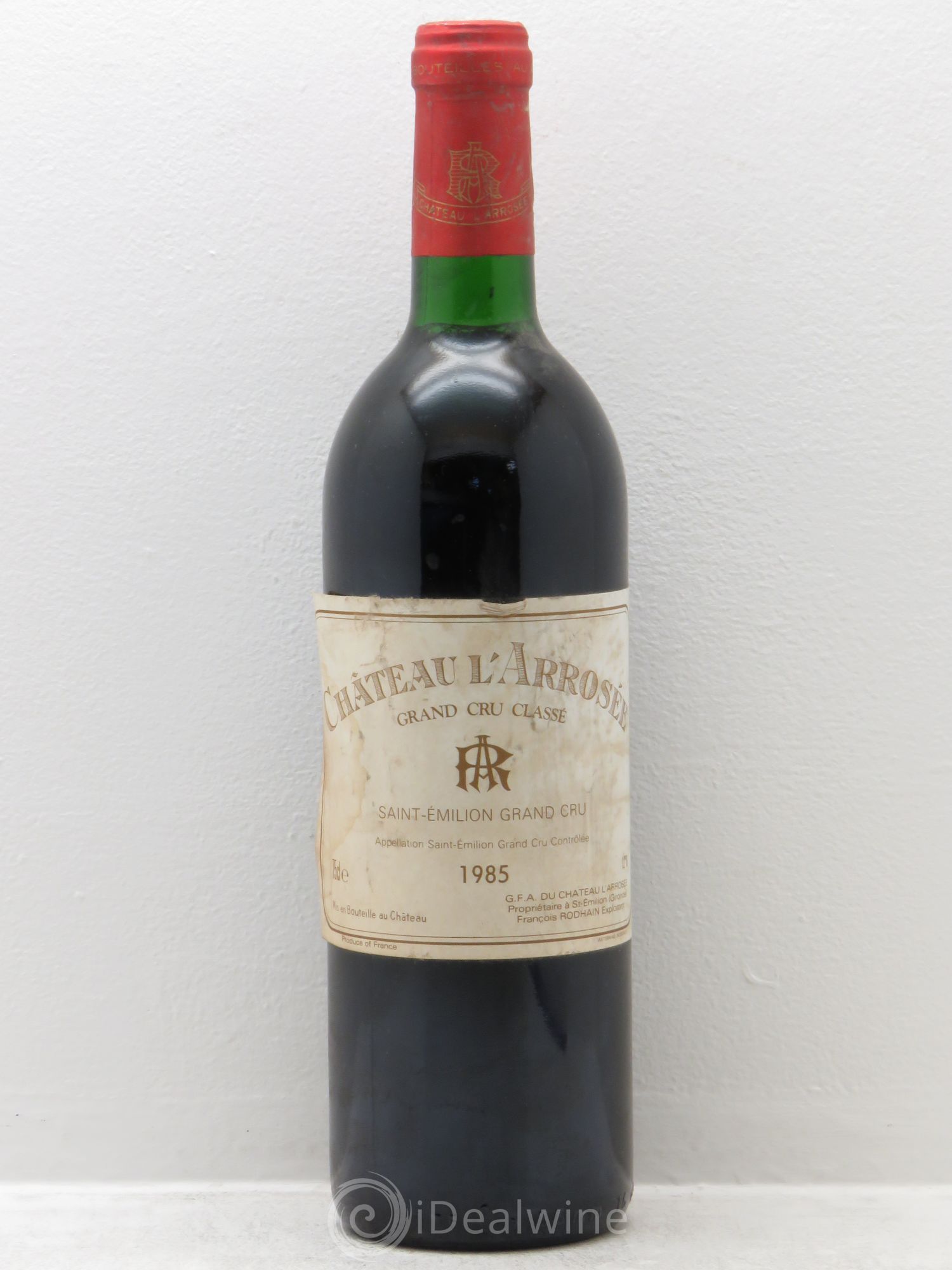 Château l' Arrosée Grand Cru Classé 1985 - Lot de 1 bouteille - 0