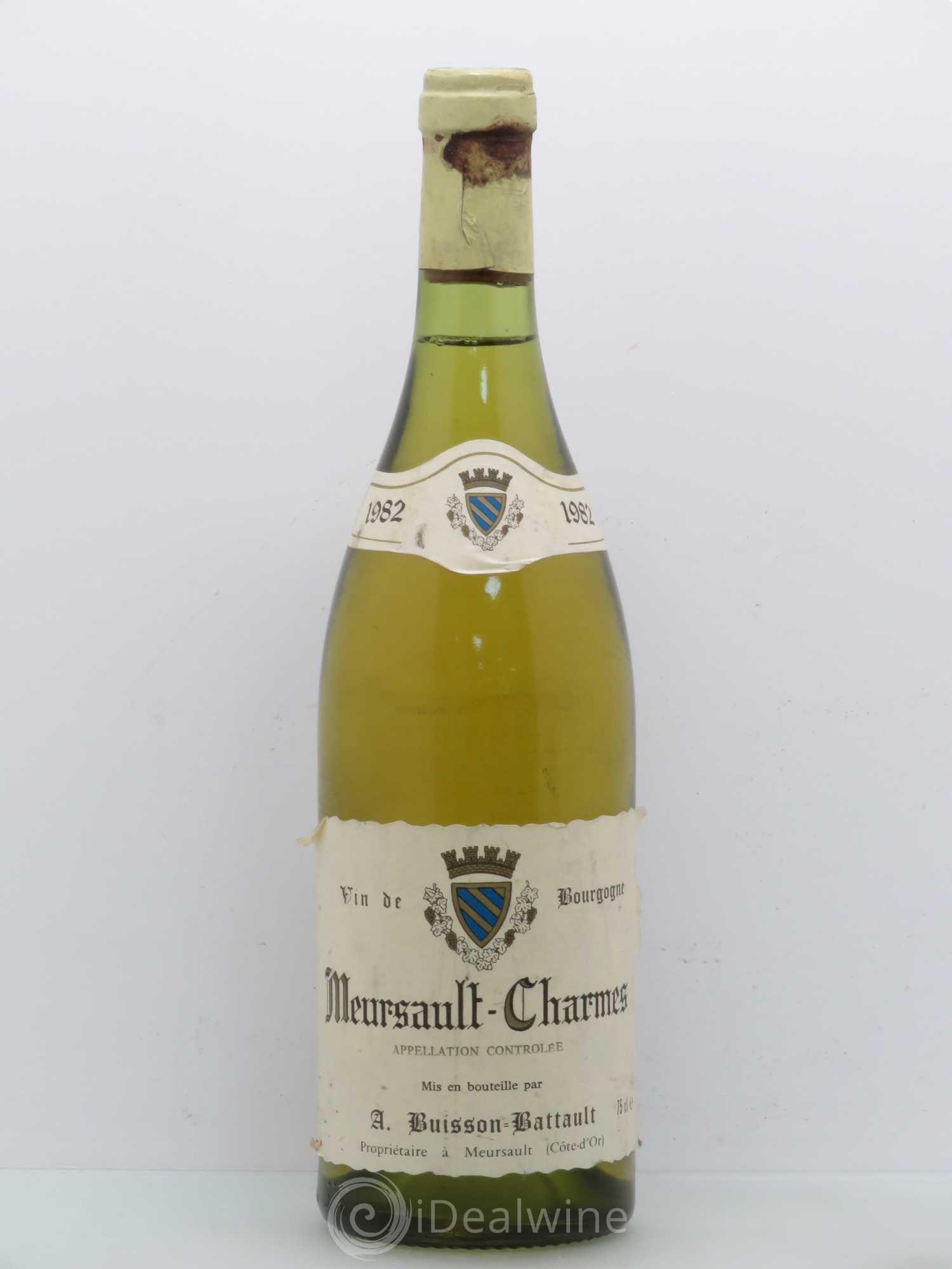 Meursault 1er Cru Charmes - Battault 1982 - Posten von 1 Flasche - 0