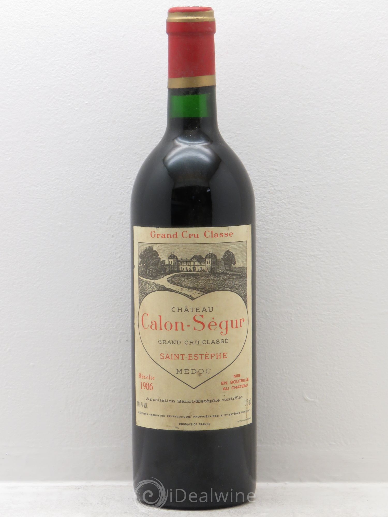 Château Calon Ségur 3ème Grand Cru Classé 1986 - Lot de 1 bouteille - 0