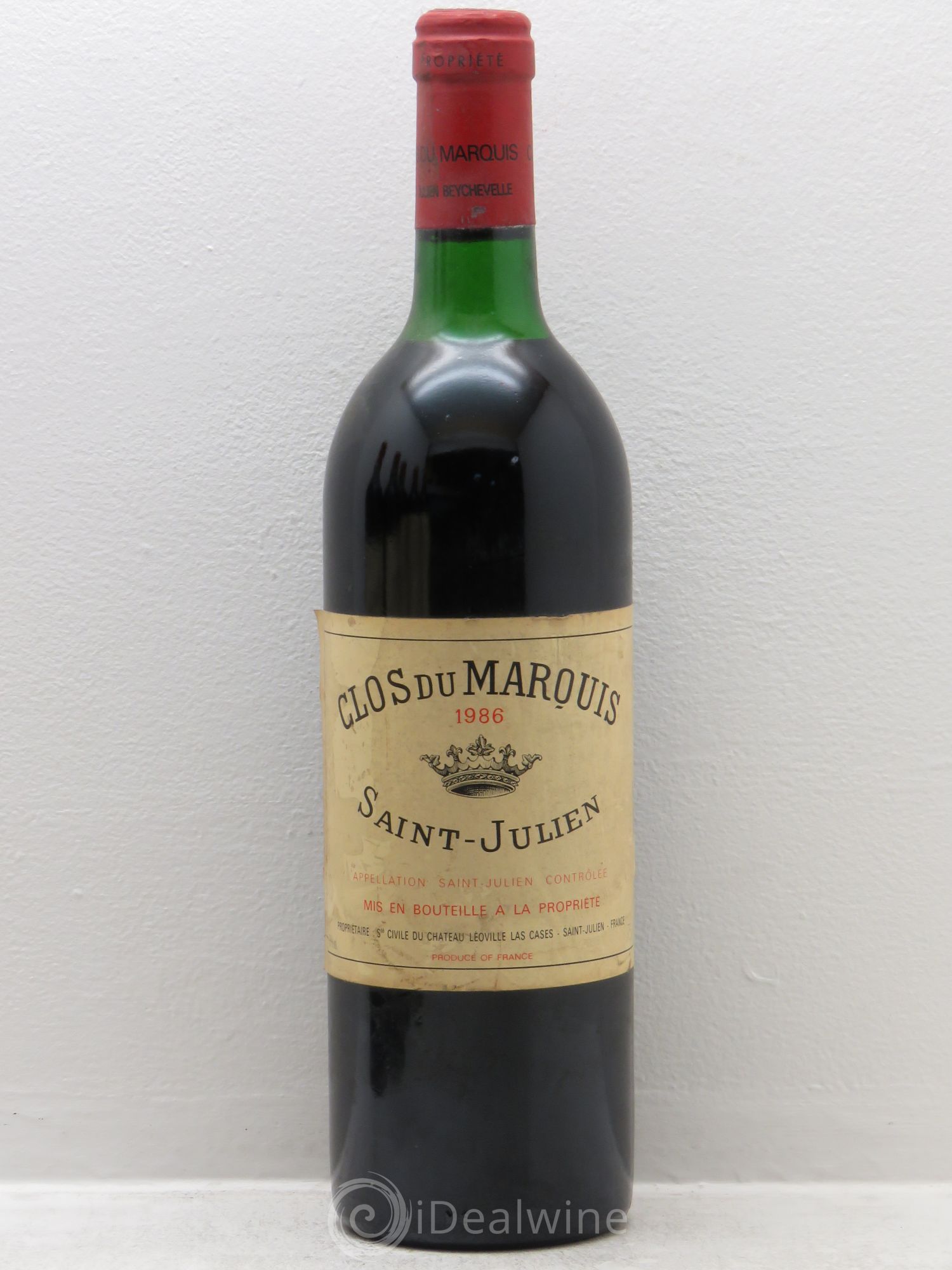 Clos du Marquis 1986 - Lot de 6 bouteilles - 0