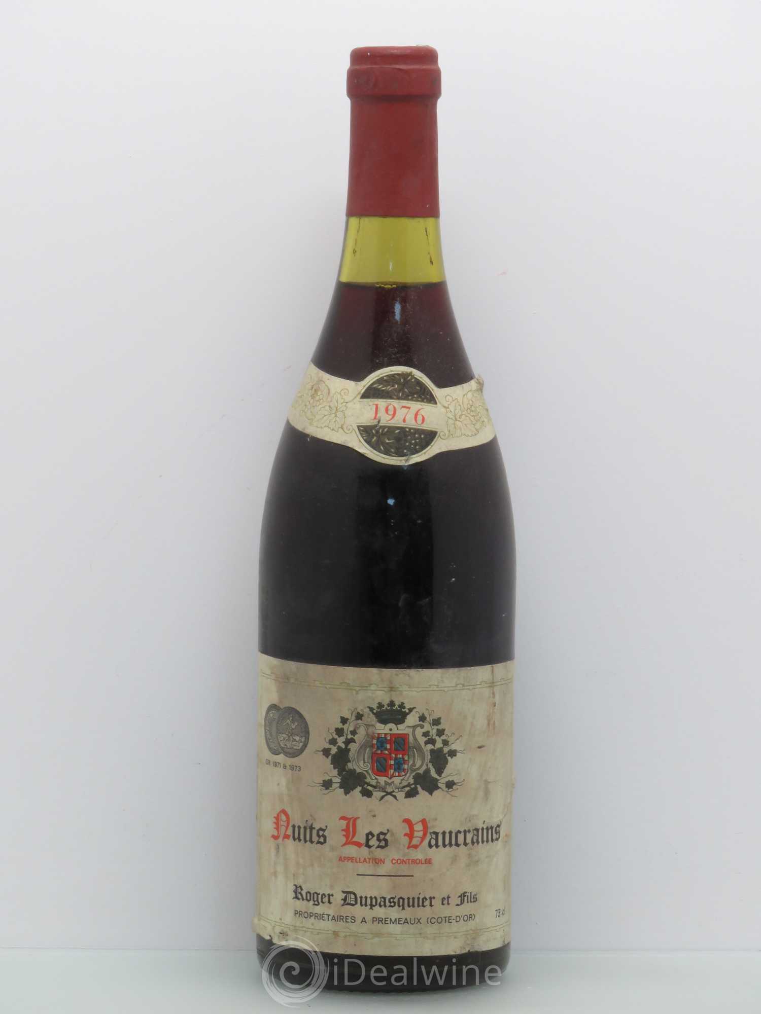 Nuits-Saint-Georges 1er Cru Vaucrains - Dupasquier 1976 - Posten von 1 Flasche - 0