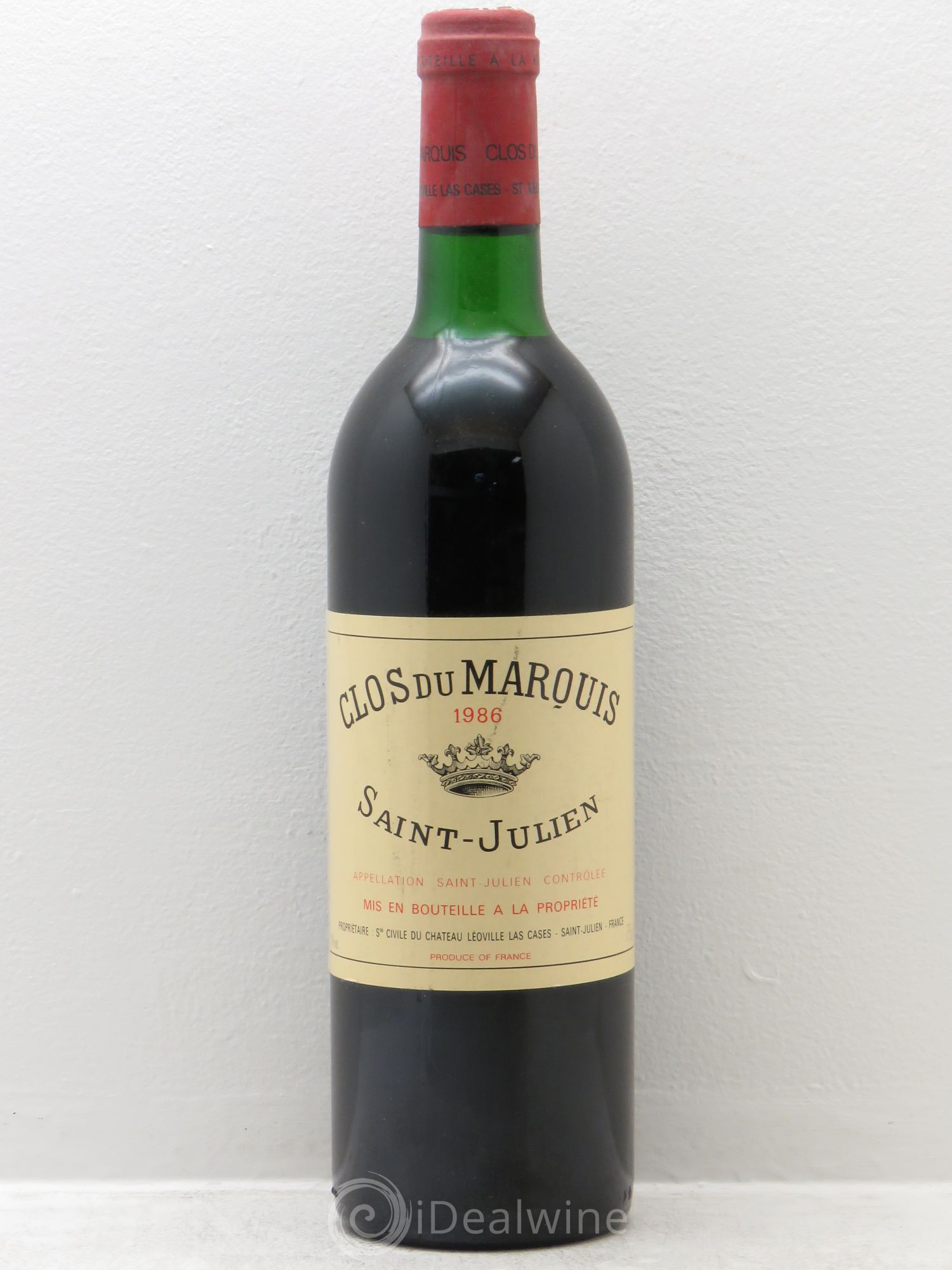 Clos du Marquis 1986 - Lot de 1 bouteille - 0