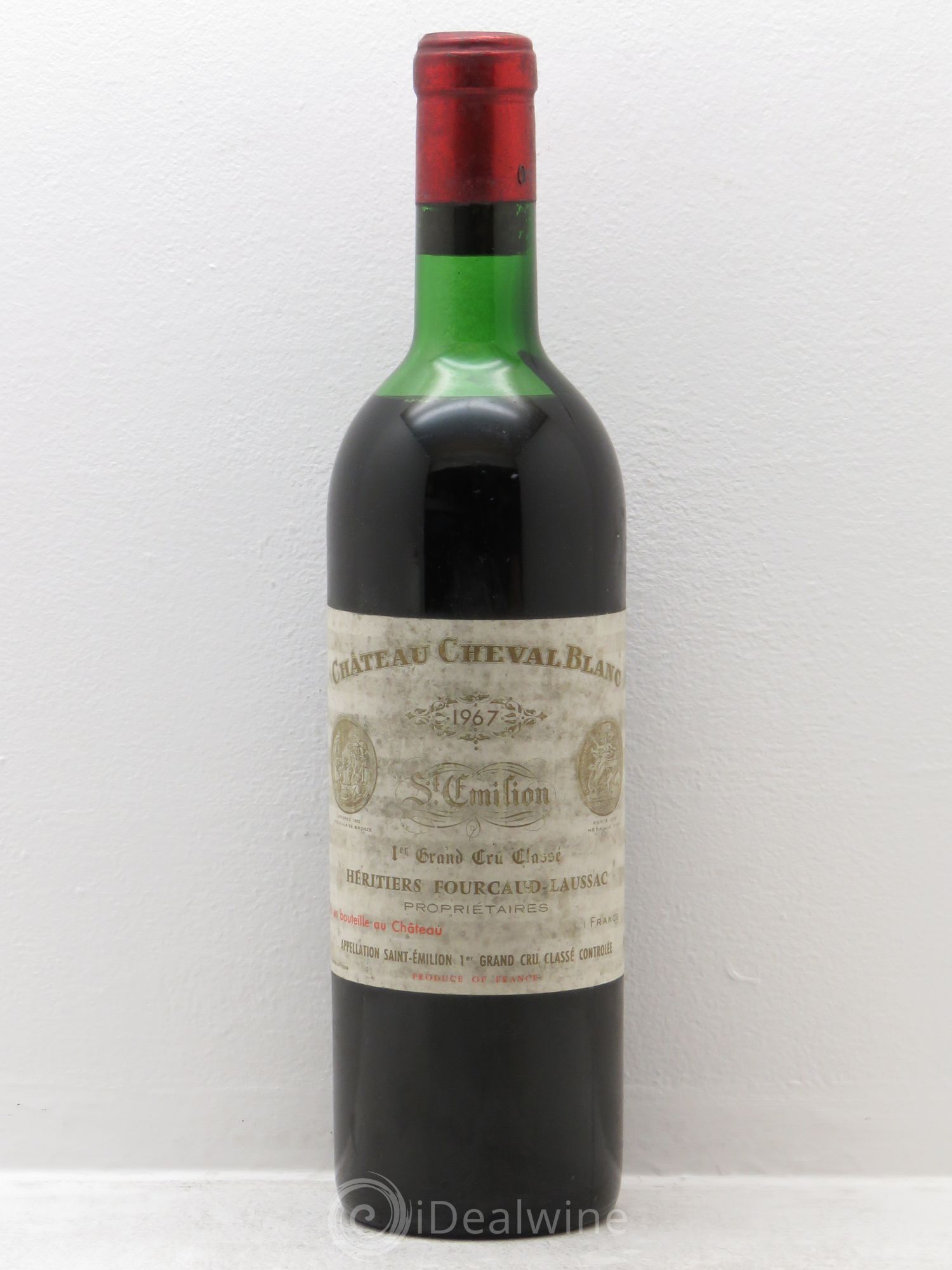 Château Cheval Blanc 1er Grand Cru Classé A 1967 - Lot de 1 bouteille - 0