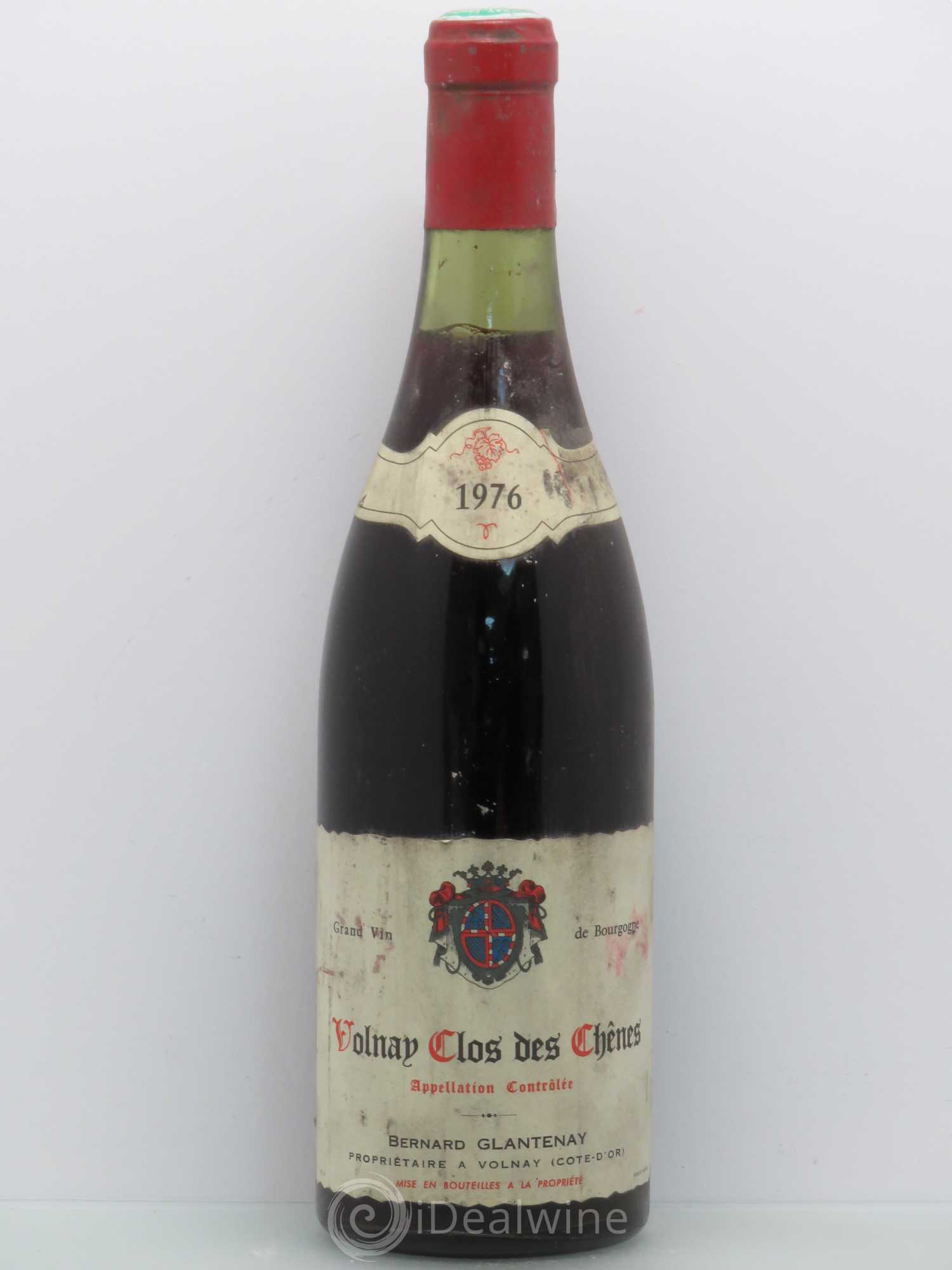 Volnay 1er Cru Clos Des Chenes Glantenay 1976 - Posten von 1 Flasche - 0