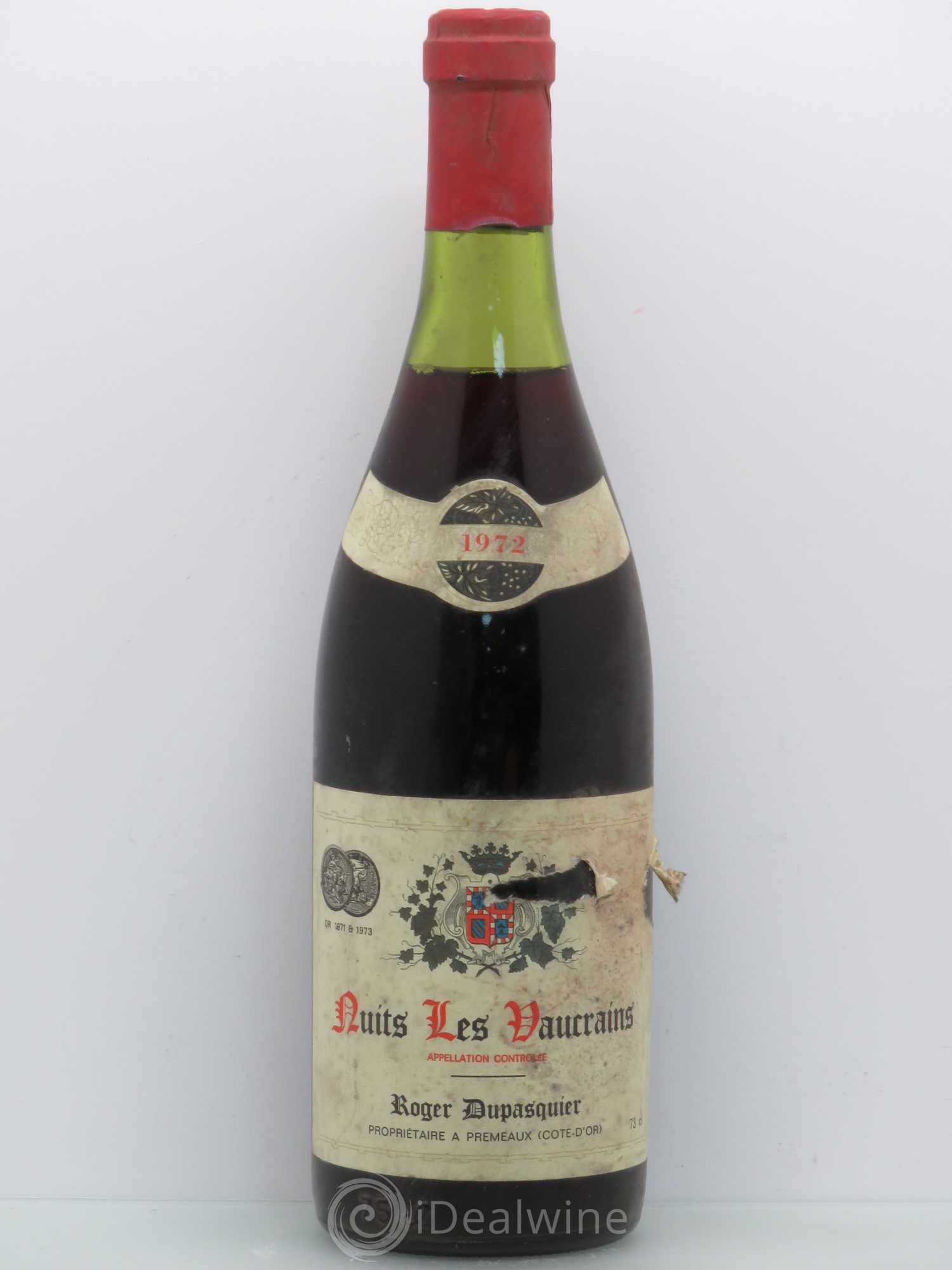 Nuits-Saint-Georges 1er Cru Vaucrains - Dupasquier 1972 - Posten von 1 Flasche - 0