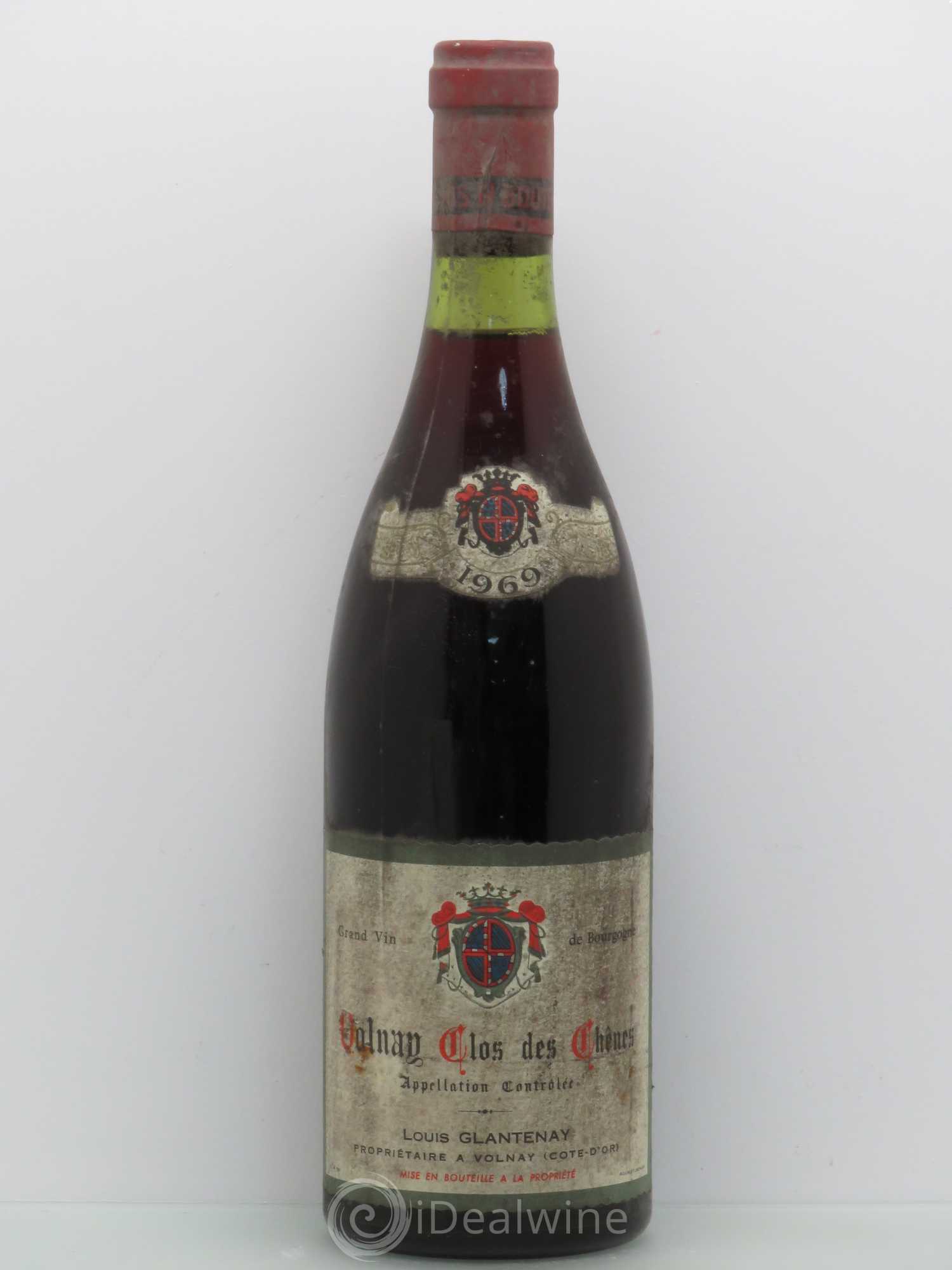 Volnay 1er Cru Clos Des Chenes Glantenay 1969 - Posten von 1 Flasche - 0