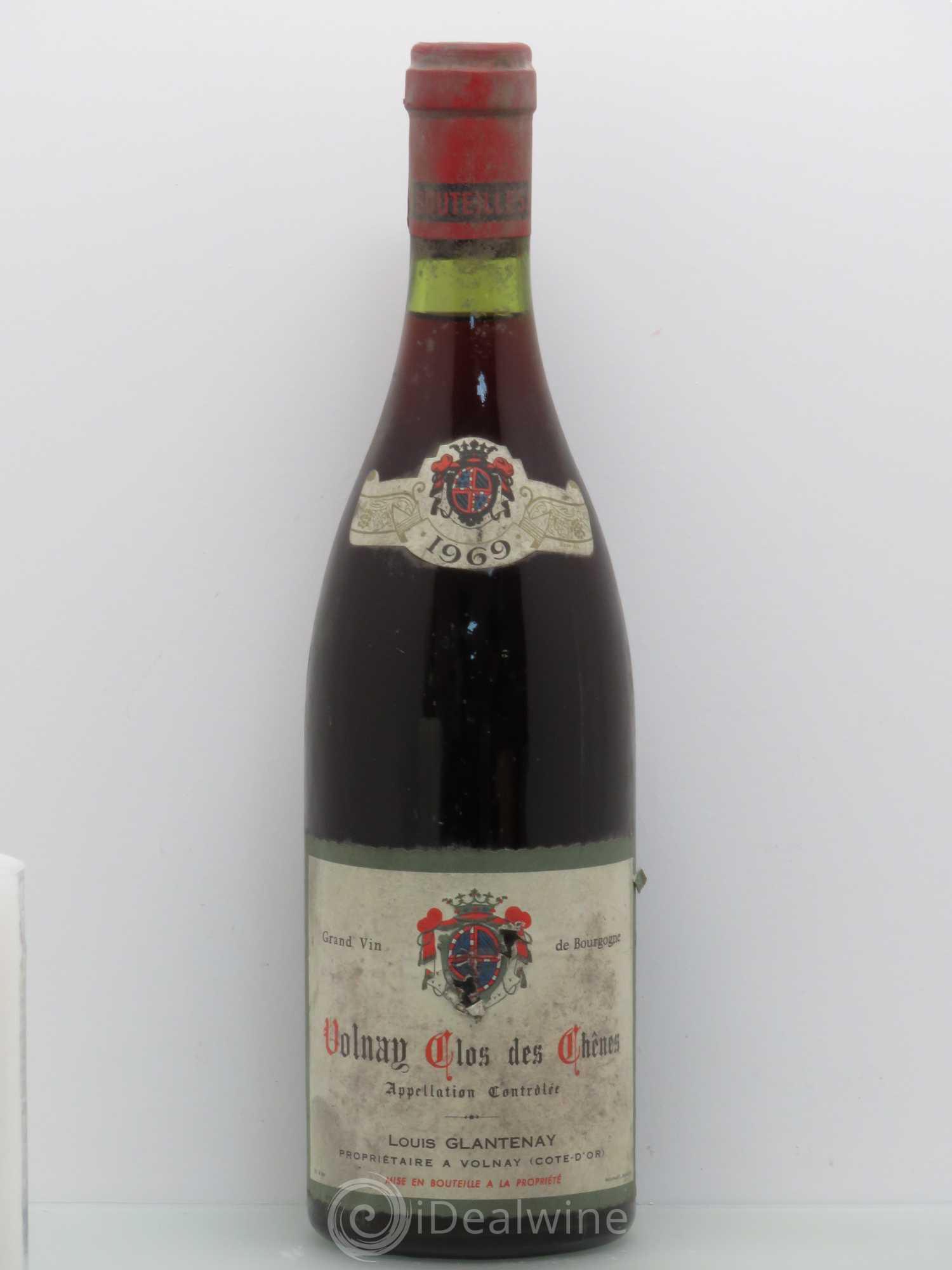Volnay 1er Cru Clos Des Chenes Glantenay 1969 - Posten von 1 Flasche - 0