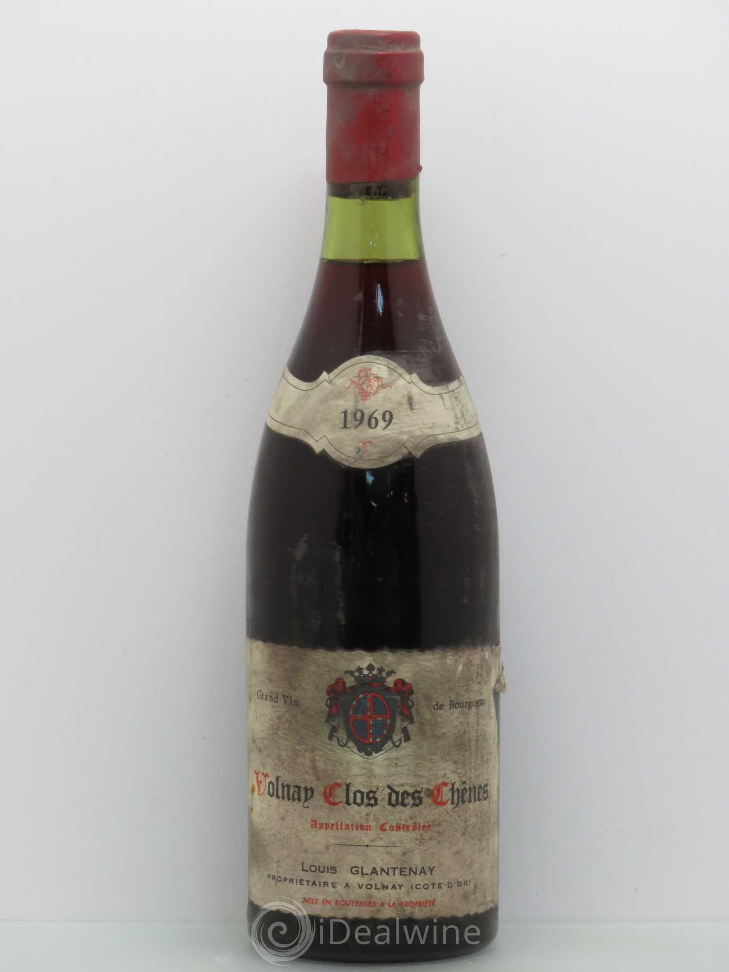 Volnay 1er Cru Clos Des Chenes Glantenay 1969 - Posten von 1 Flasche - 0