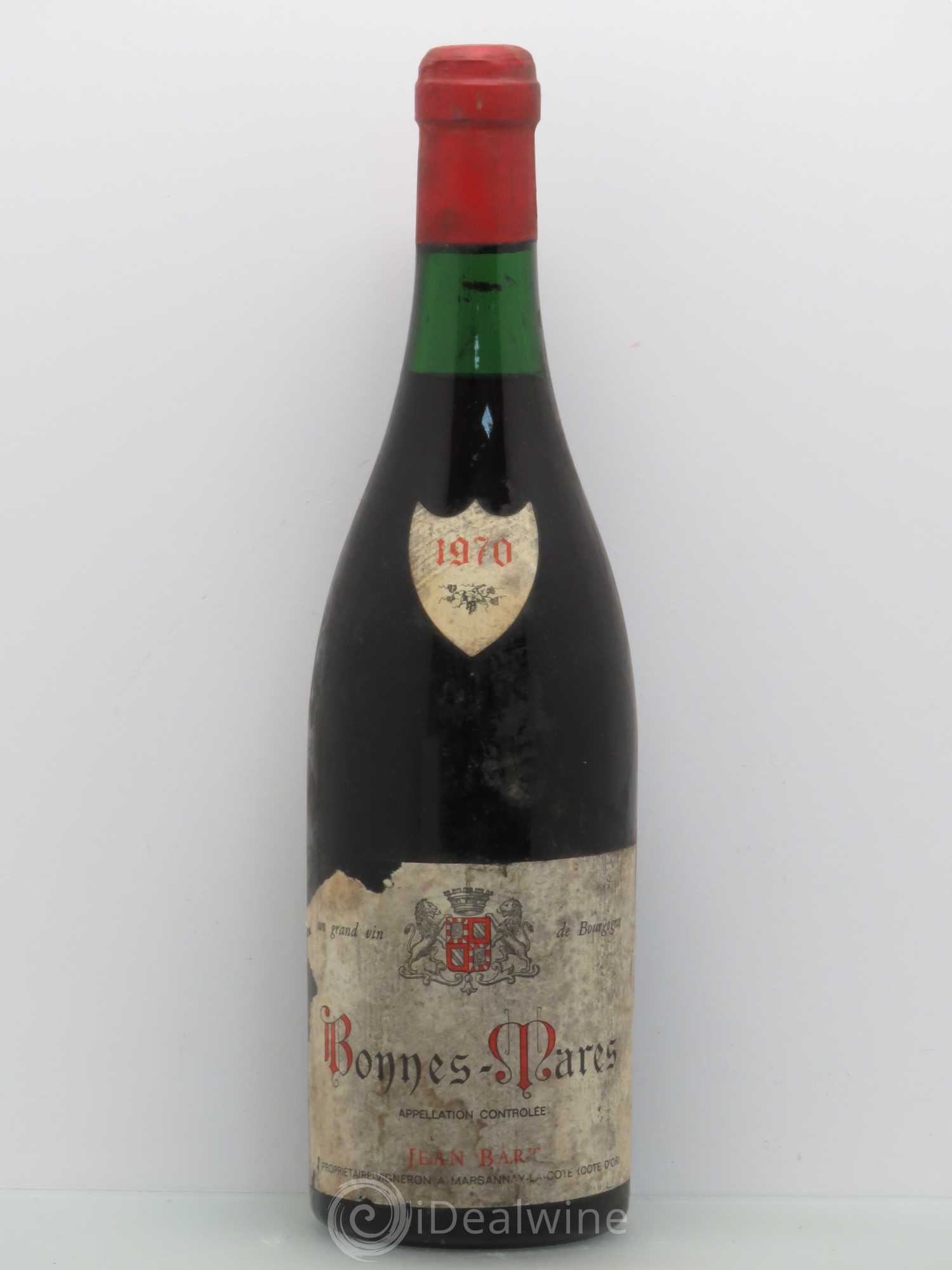 Bonnes-Mares Grand Cru J.Bart 1970 - Lot de 1 bouteille - 0