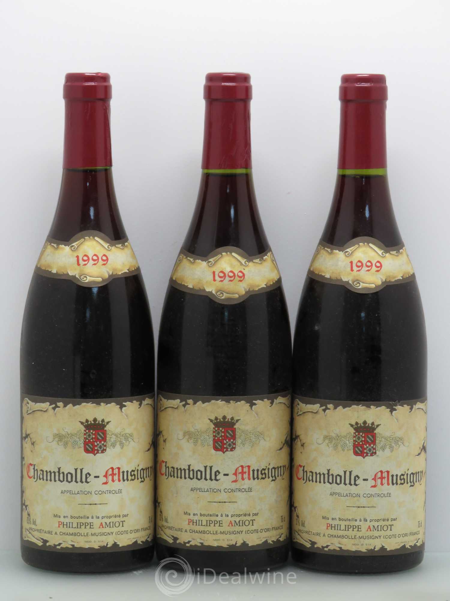 Chambolle-Musigny P. Amiot (sans prix de réserve) 1999 - Posten von 3 Flaschen - 0