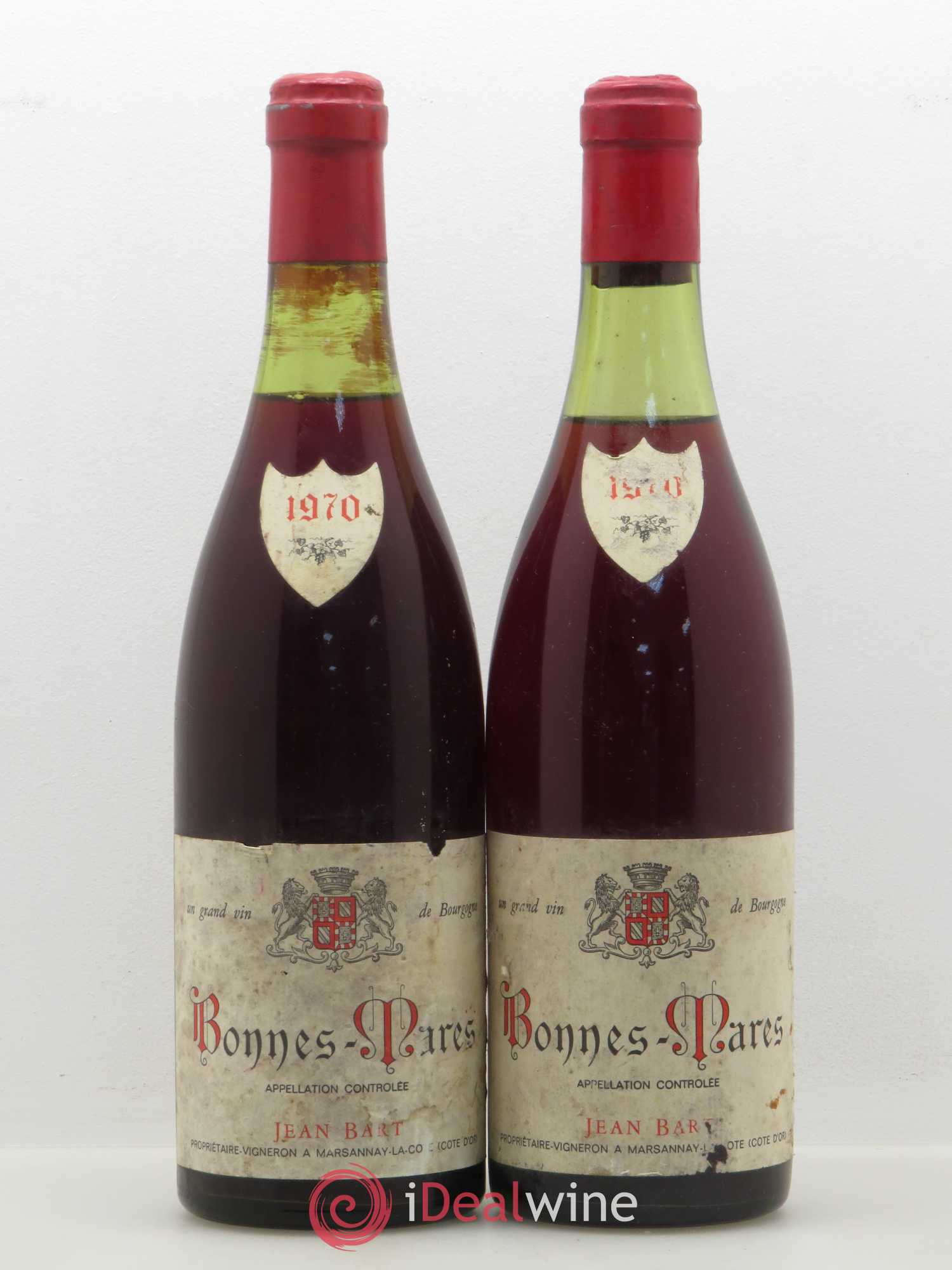 Bonnes-Mares Grand Cru Bart (Domaine) 1970 - Lot de 2 bouteilles - 0