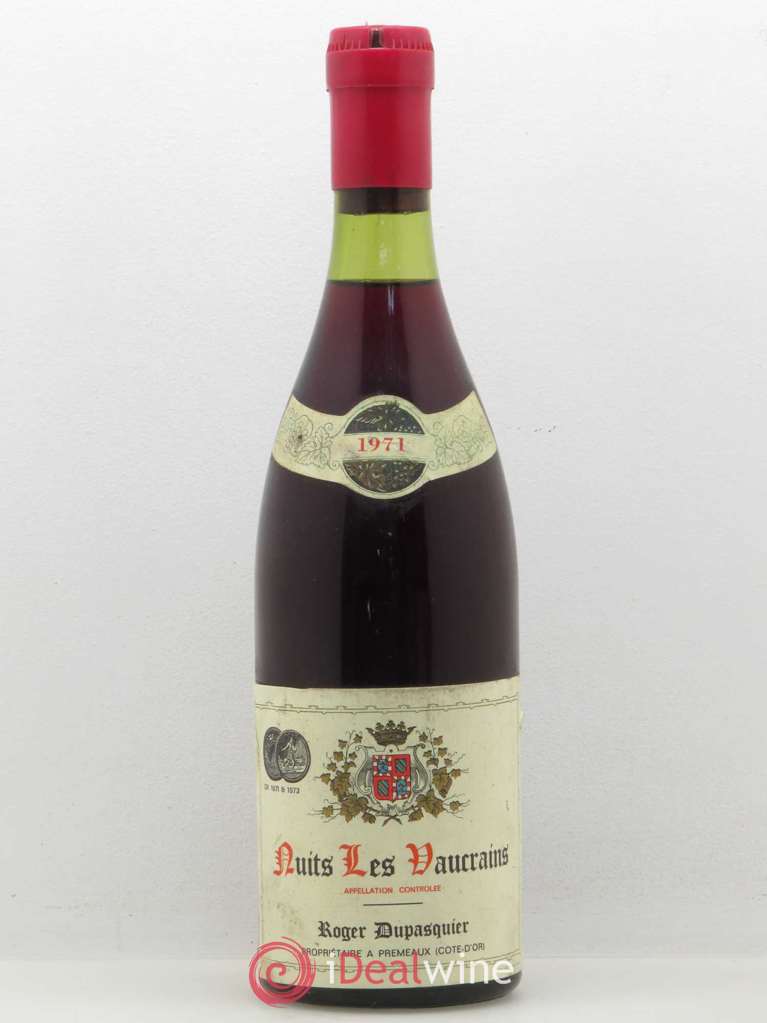 Nuits-Saint-Georges Les Vaucrains Dupasquier (sans prix de réserve) 1971 - Posten von 1 Flasche - 0
