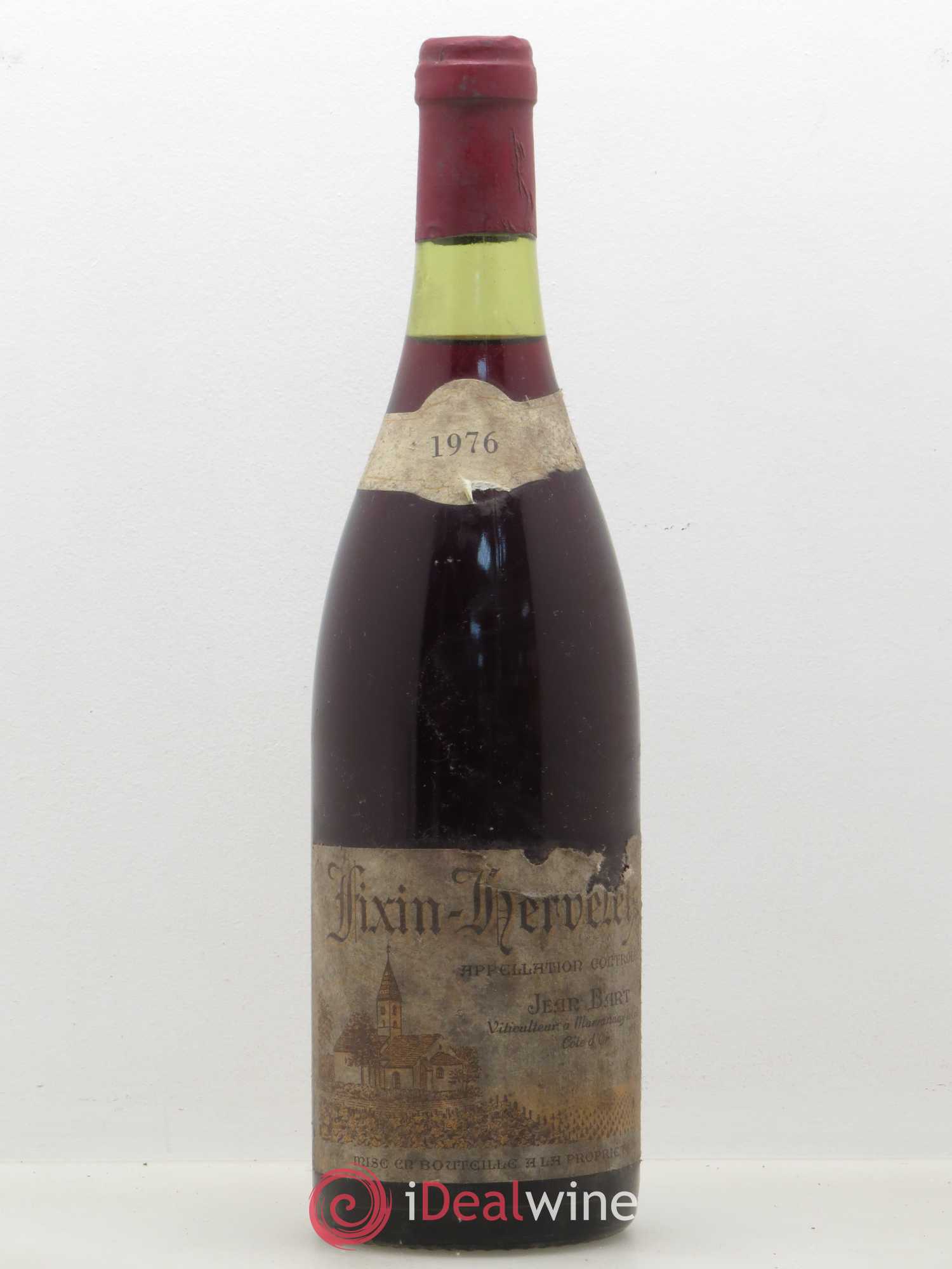 Fixin Hervelets Jean Bart 1976 - Posten von 1 Flasche - 0