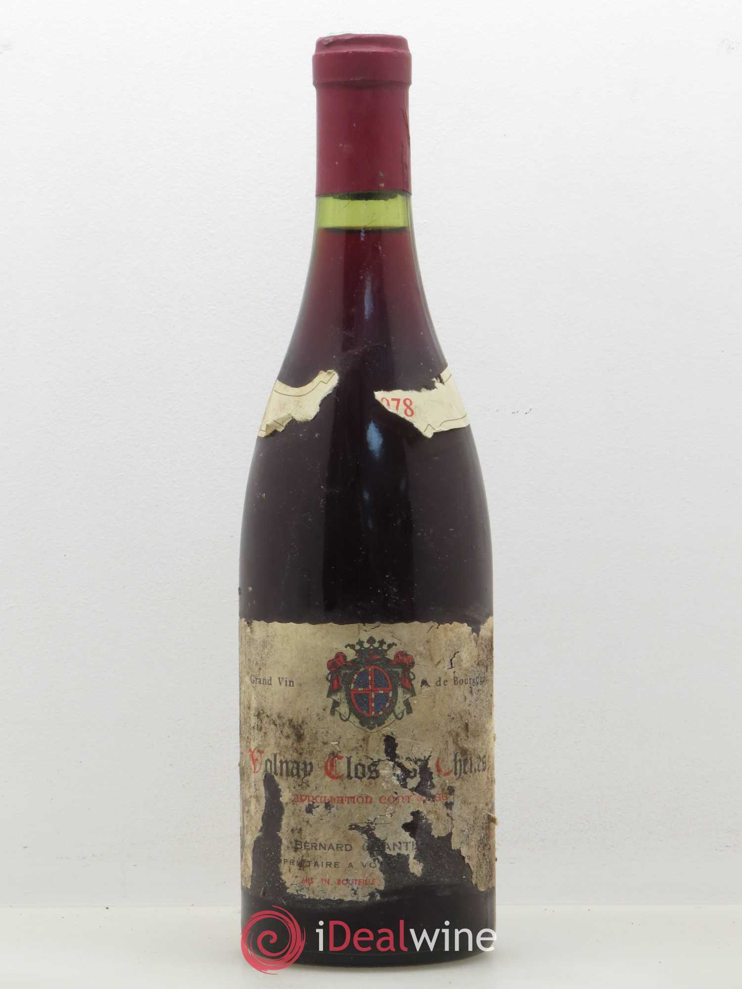 Volnay 1er Cru Clos des Chênes Glantenay 1978 - Posten von 1 Flasche - 0