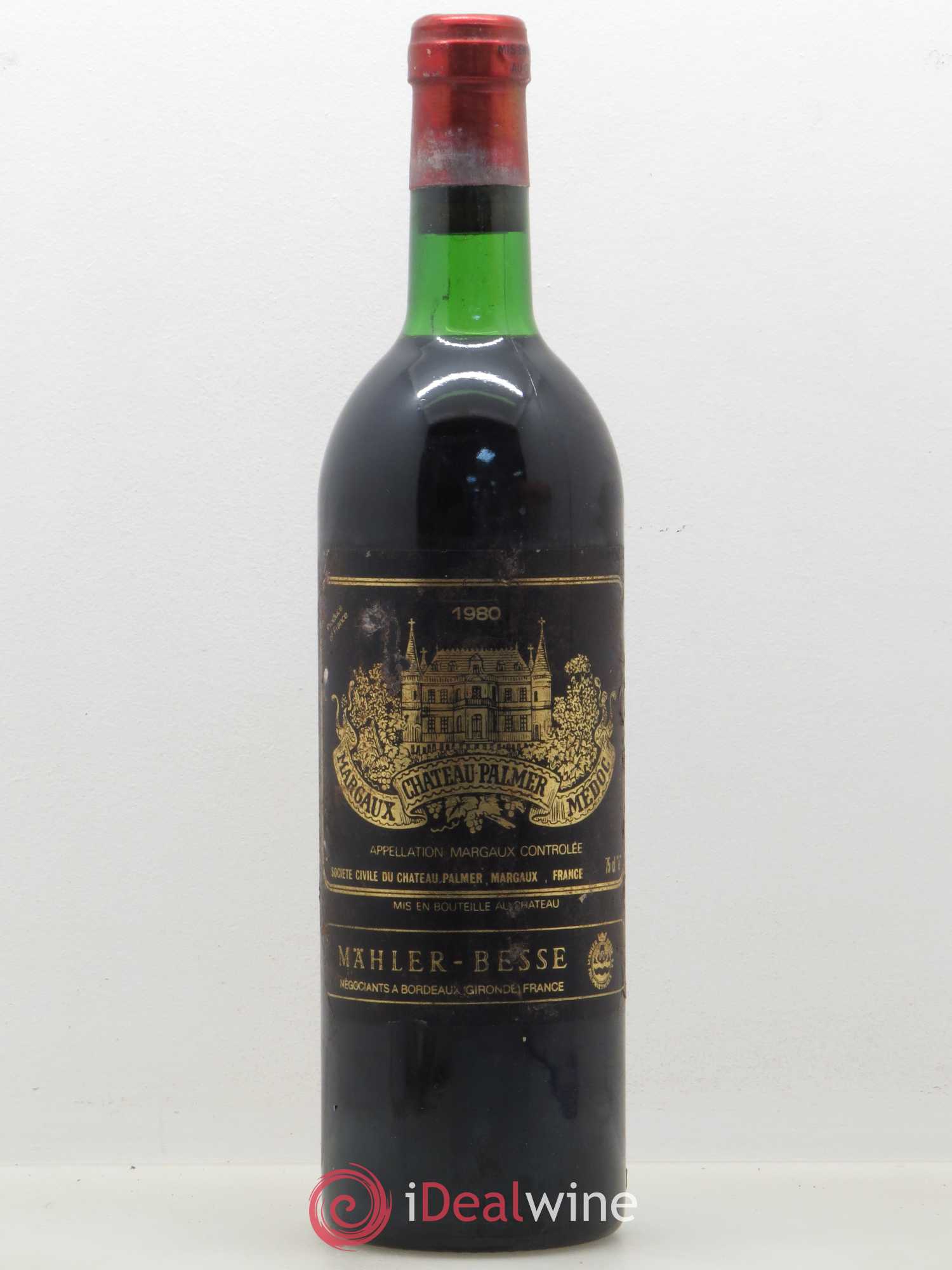 Château Palmer 3ème Grand Cru Classé 1980 - Lot de 1 bouteille - 0