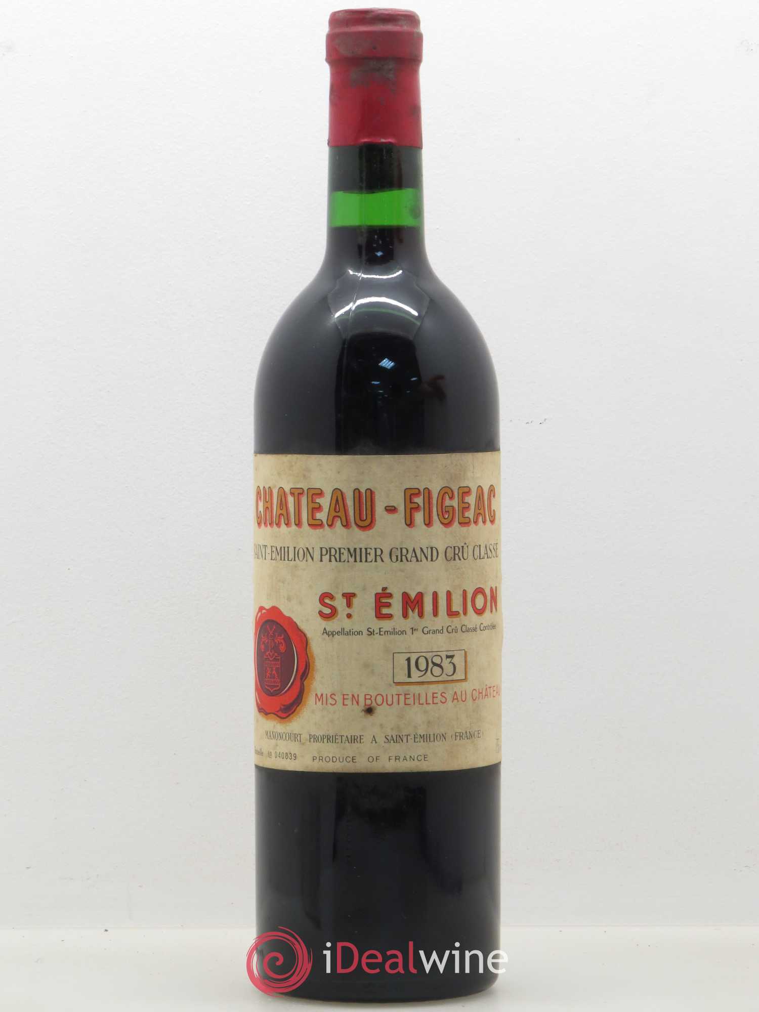 Château Figeac 1er Grand Cru Classé A 1983 - Lot de 1 bouteille - 0