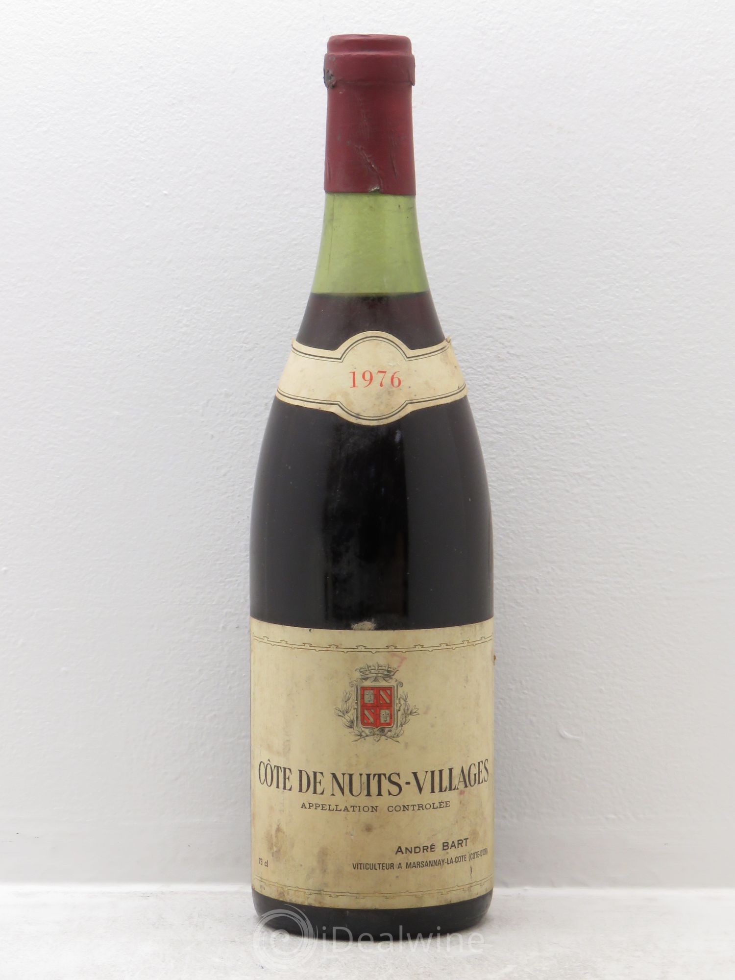 Bourgogne Côte de nuits villages Domaine A.Bart 1976 - Posten von 1 Flasche - 0