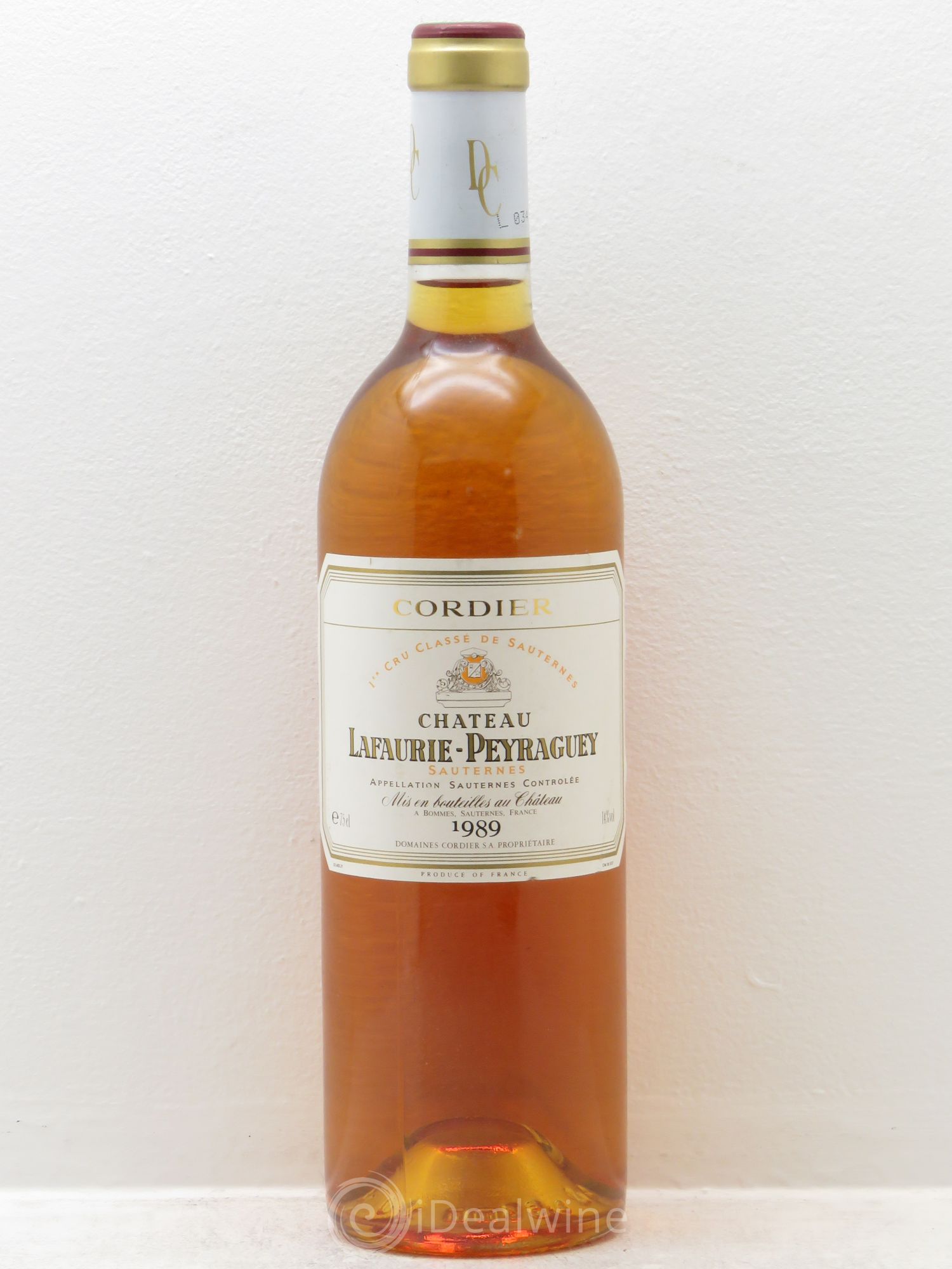 Château Lafaurie-Peyraguey 1er Grand Cru Classé 1989 - Lotto di 1 bottiglia - 0